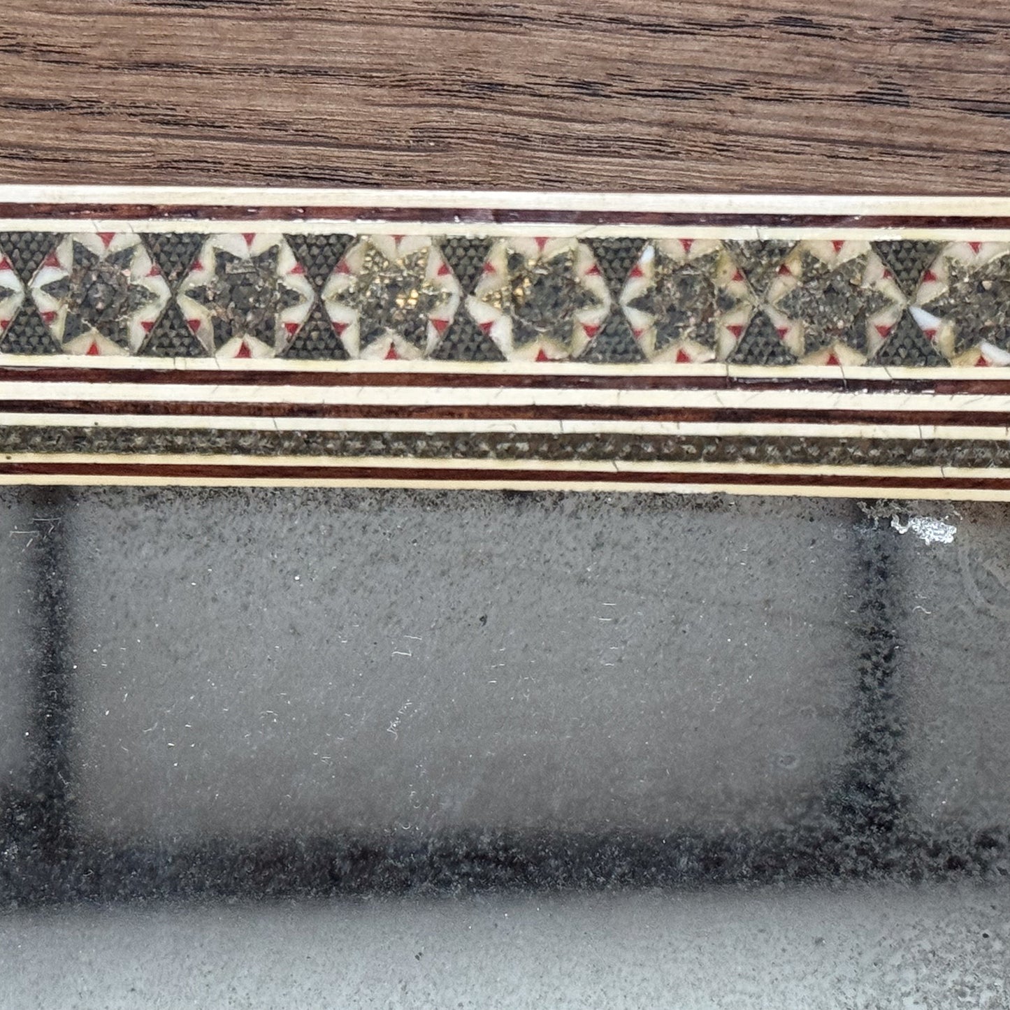 An Indian Sadeli Inlaid Mirror