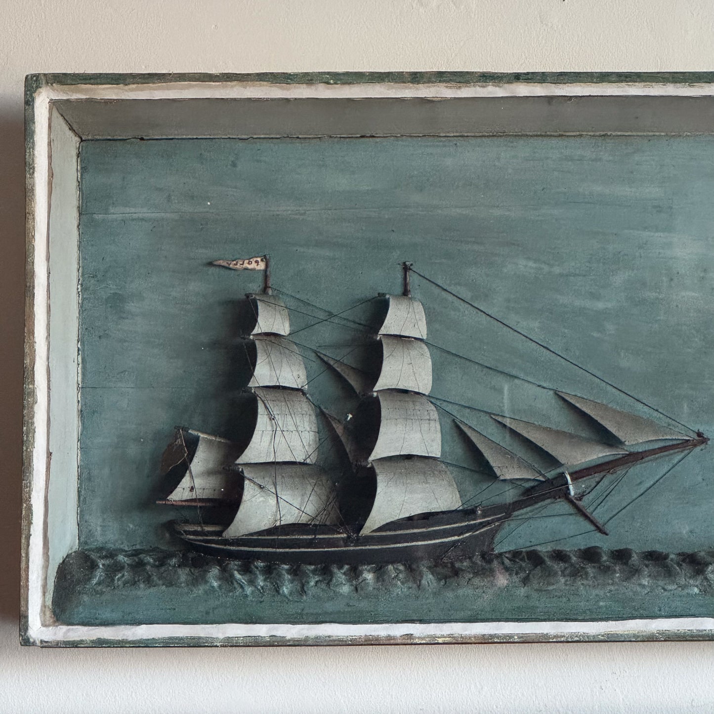 A Mid 19th Century Ship Diorama