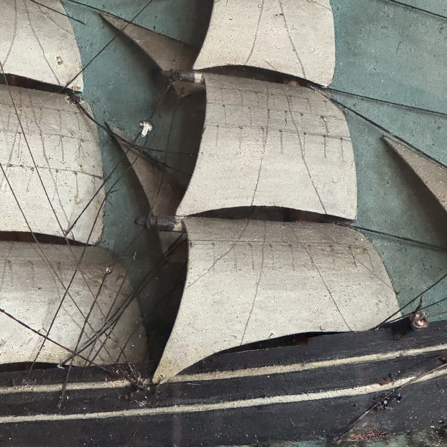 A Mid 19th Century Ship Diorama