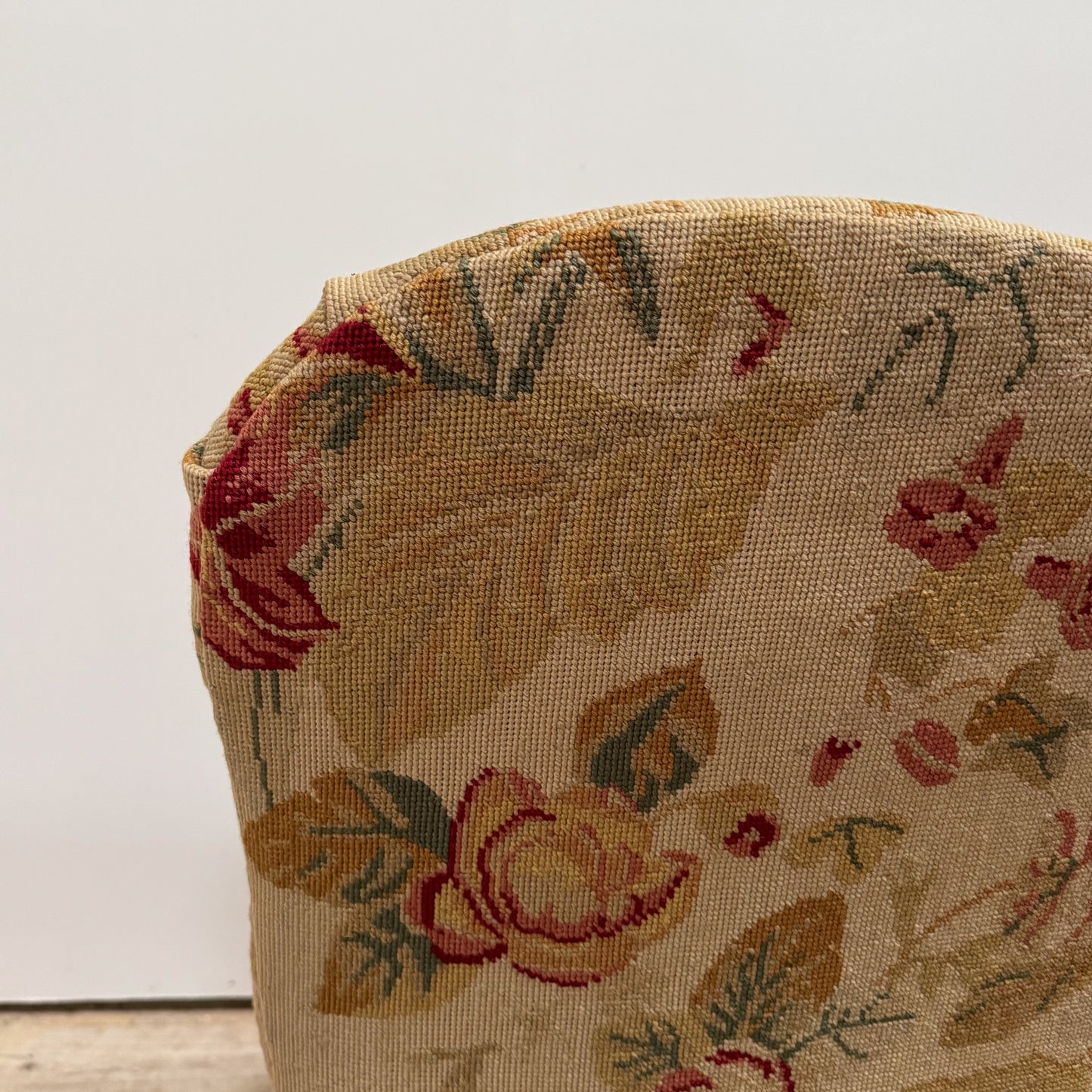 A Mid 19th Century Needlepoint Slipper Chair