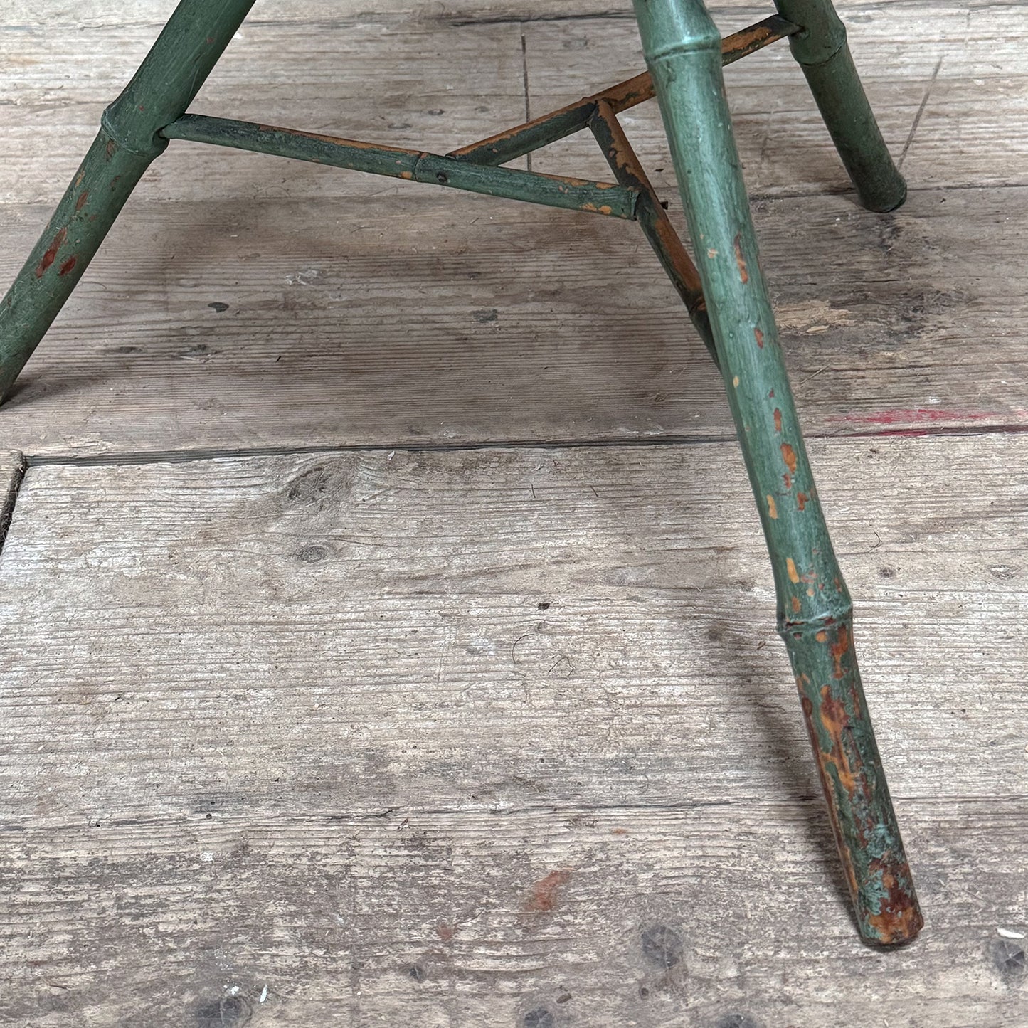 A Bamboo & Rattan Occasional Table