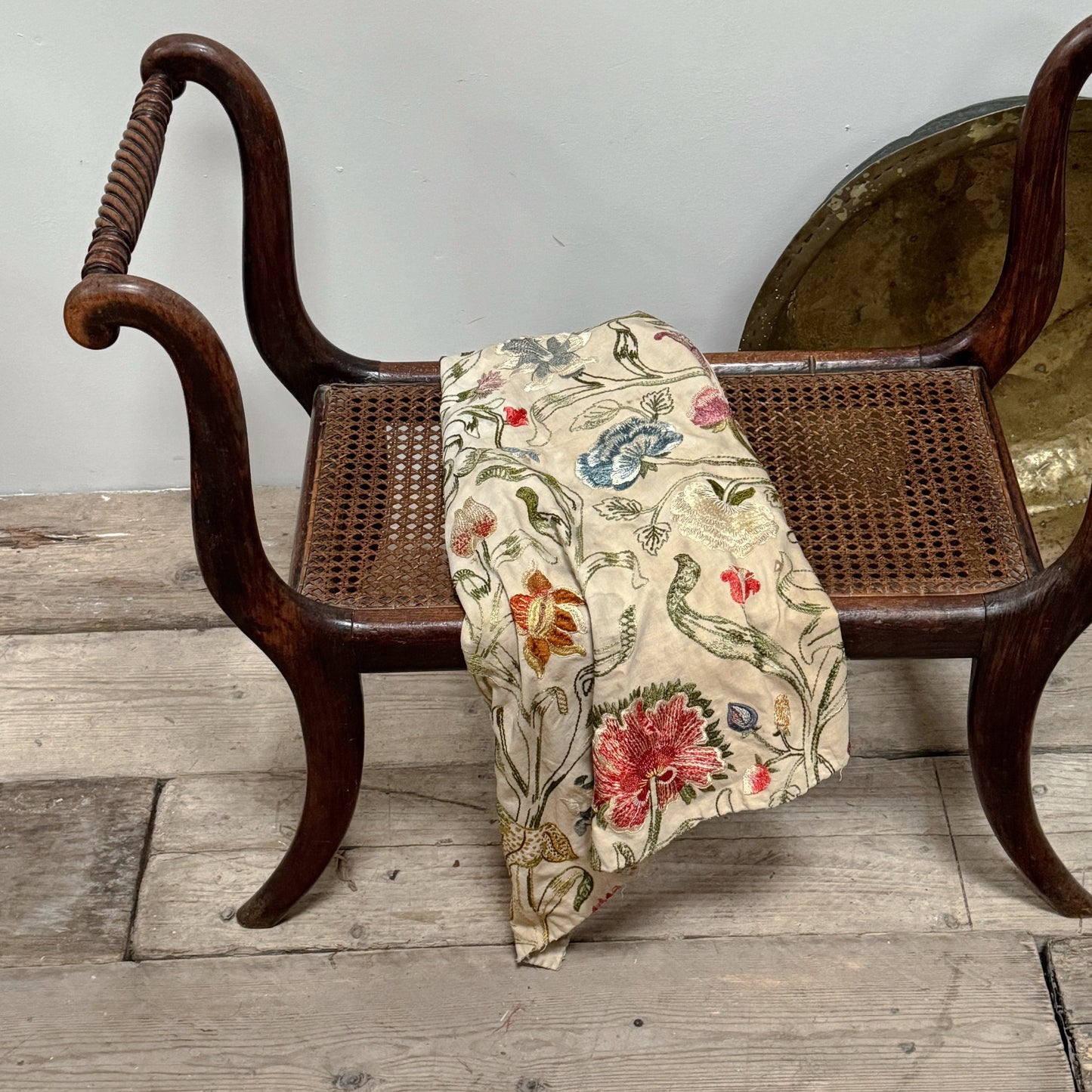 A Regency Mahogany Window Seat