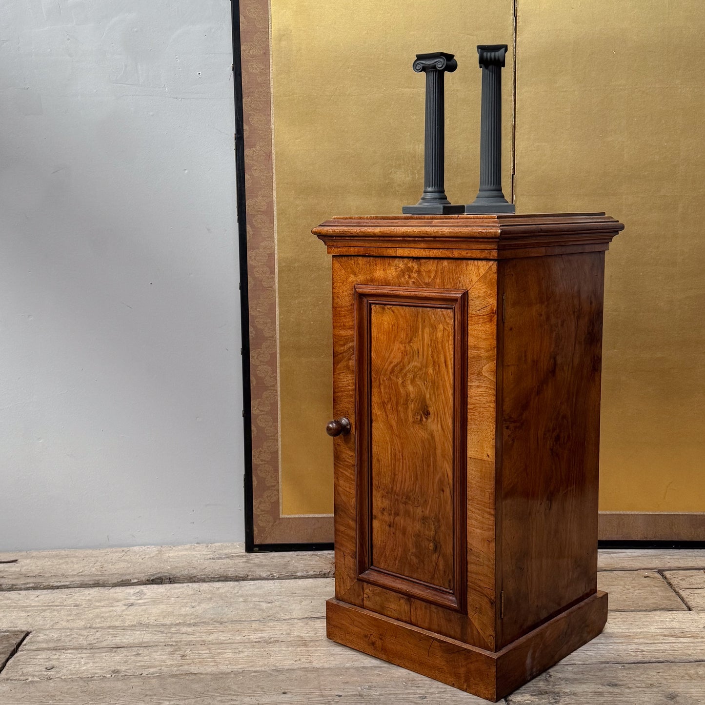 A Mid 19th Century Walnut Pedestal Cupboard