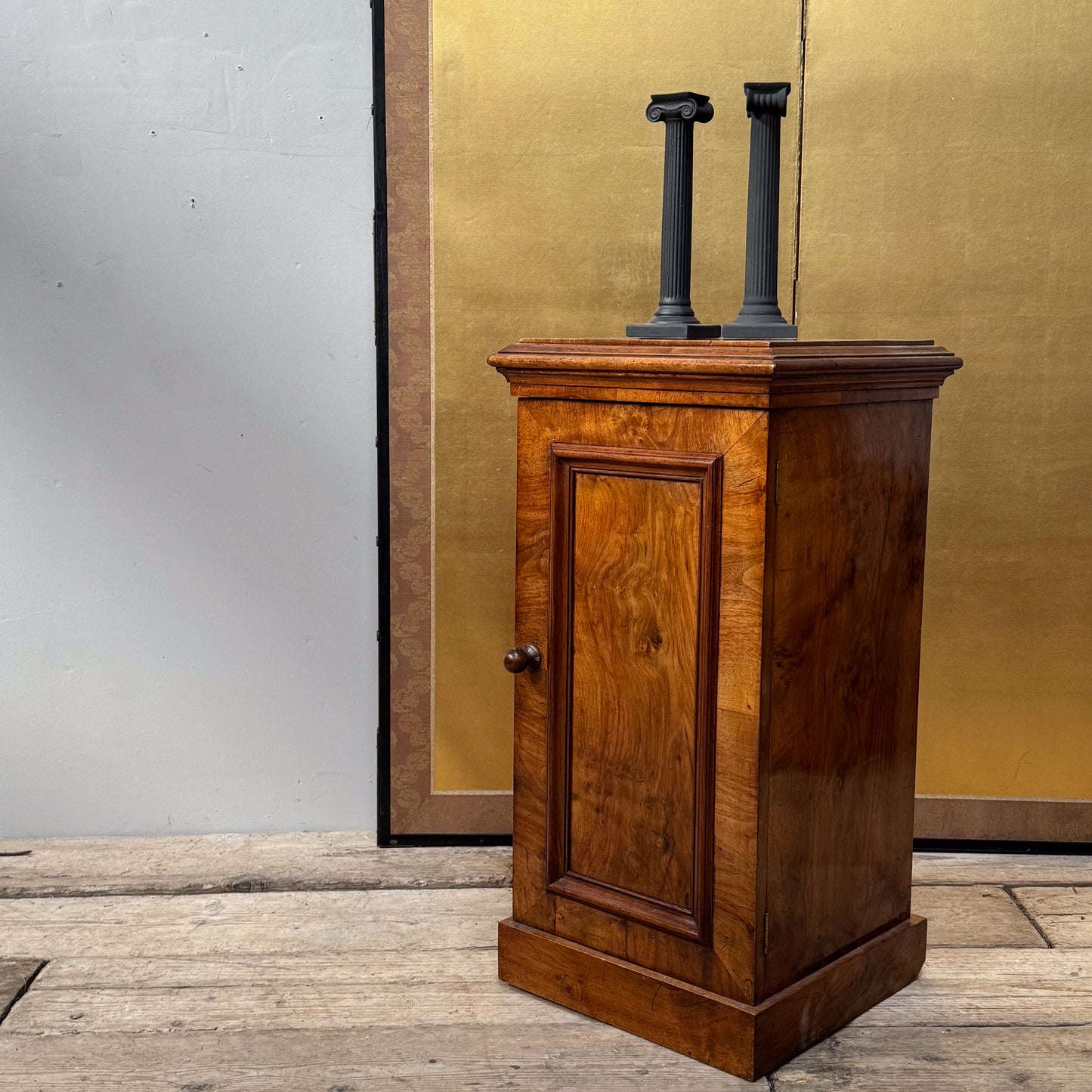 A Mid 19th Century Walnut Pedestal Cupboard