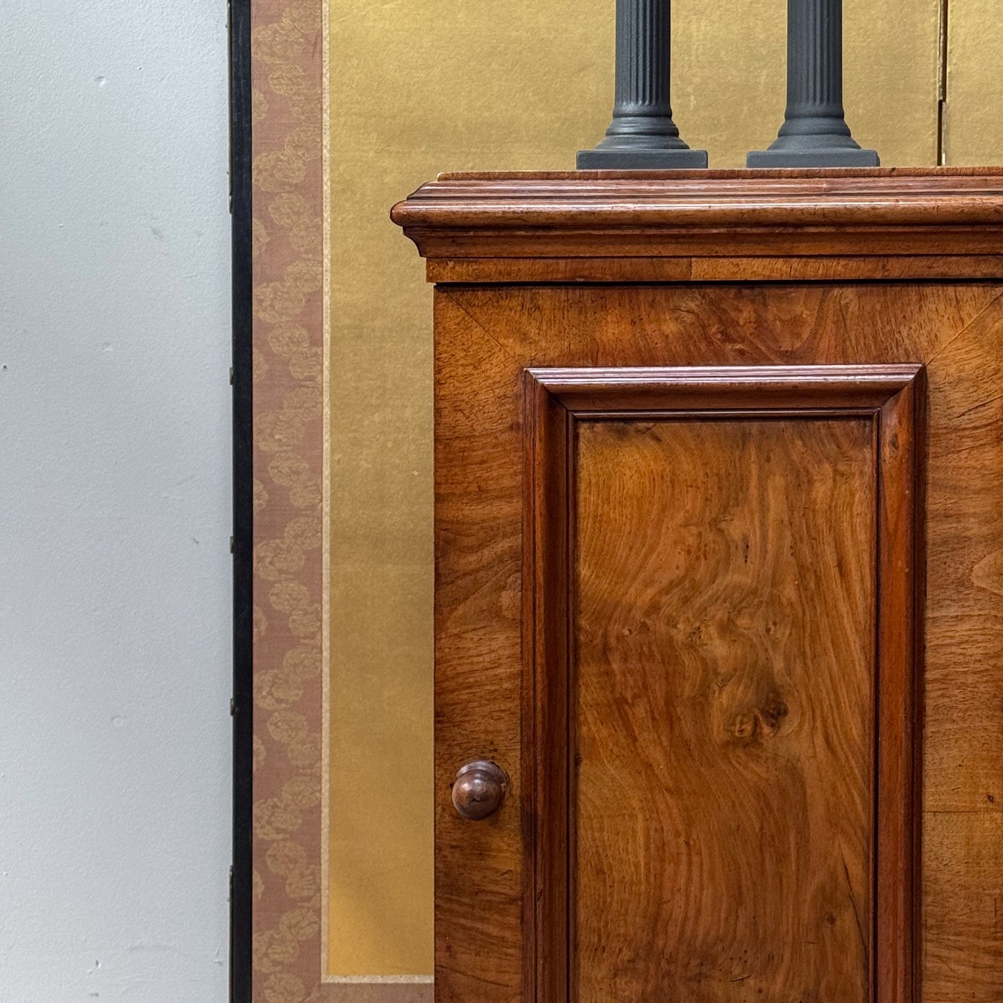 A Mid 19th Century Walnut Pedestal Cupboard