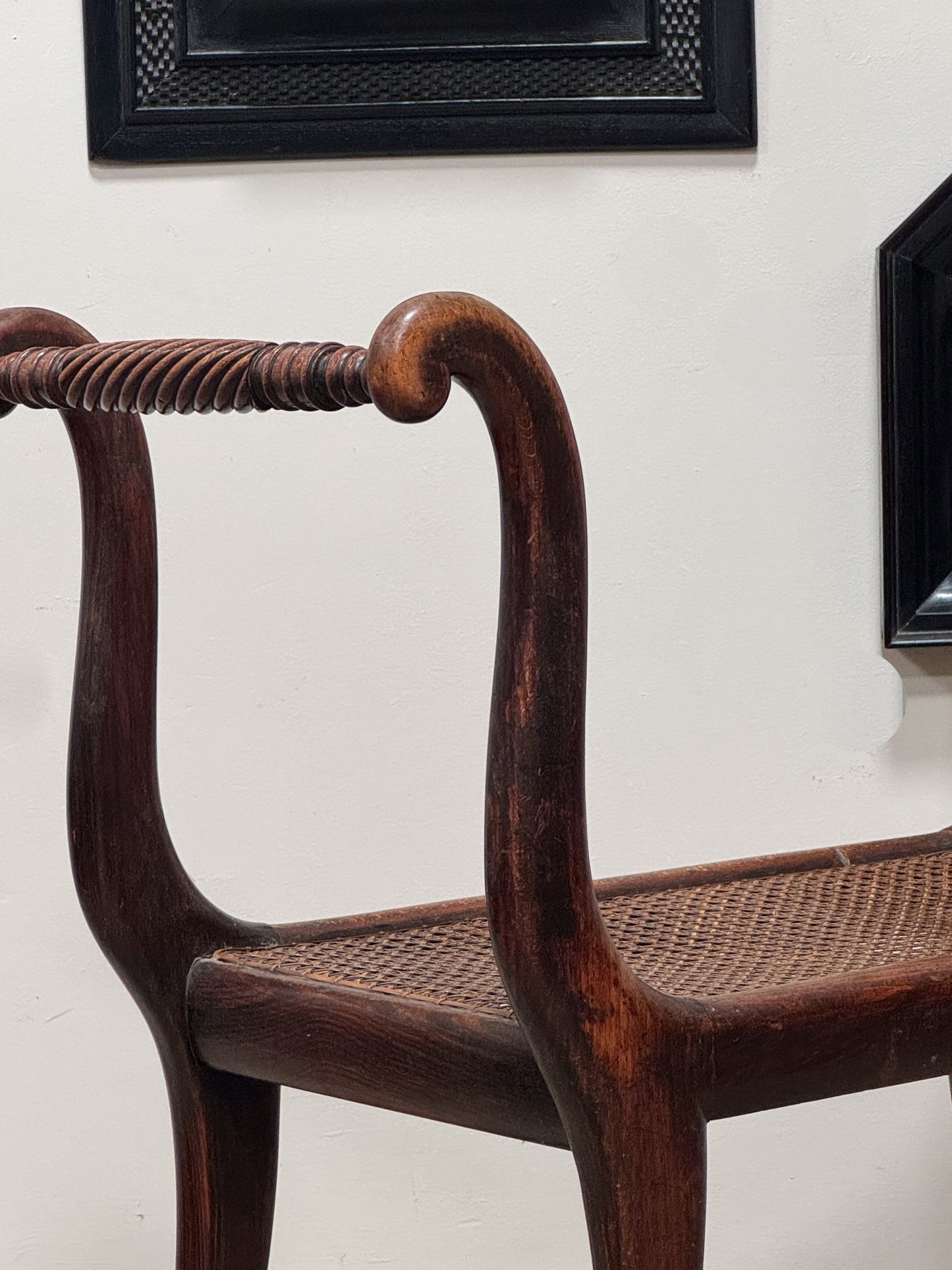 A Regency Mahogany Window Seat