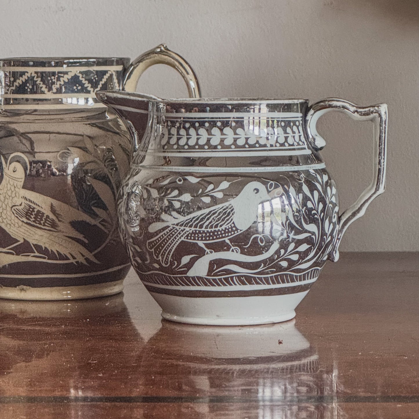 A Trio of Regency Silver Lustre Jugs