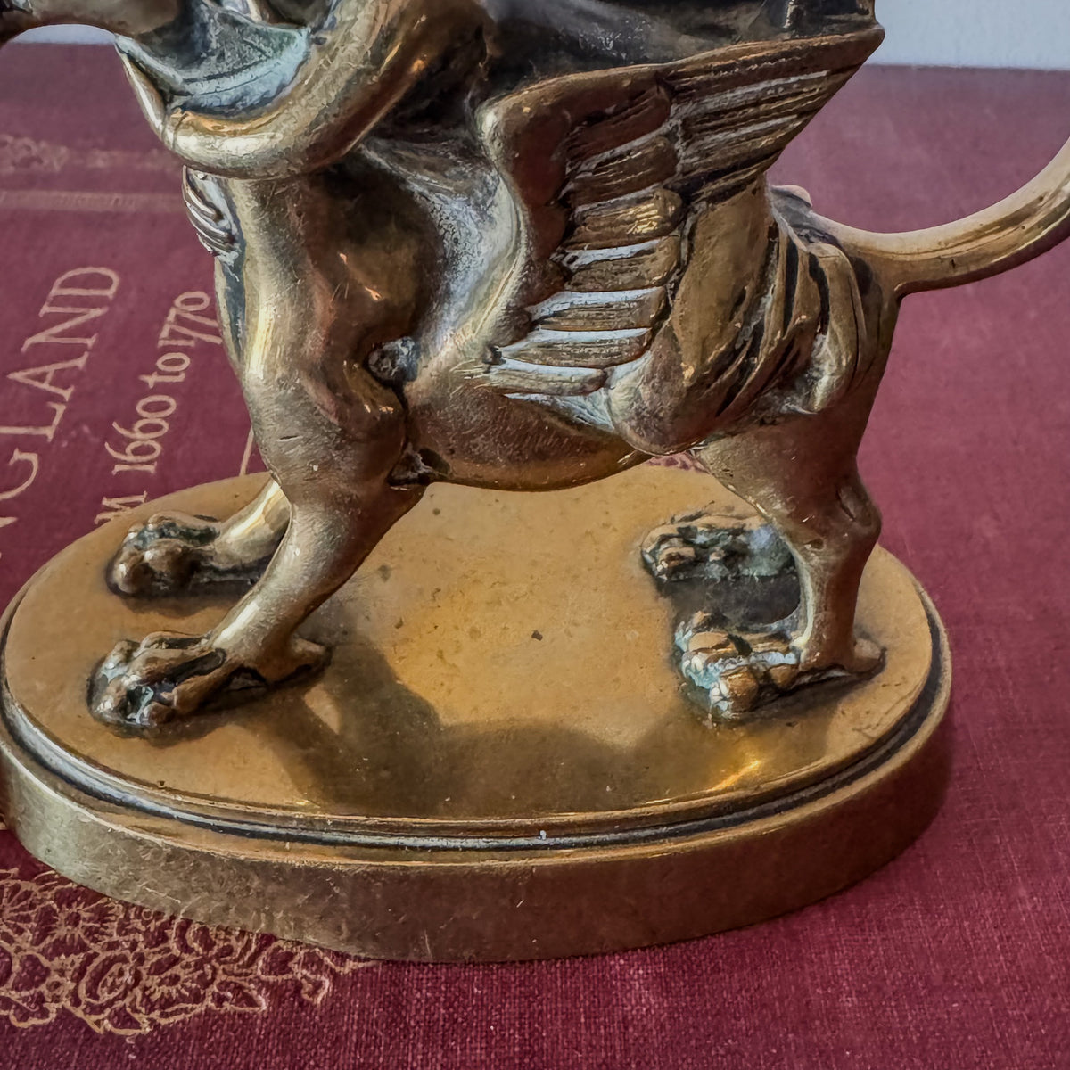 A Pair of Early 19th Century Gilt Bronze Candlesticks