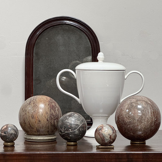 A Collection of Grand Tour Specimen Marble Orbs