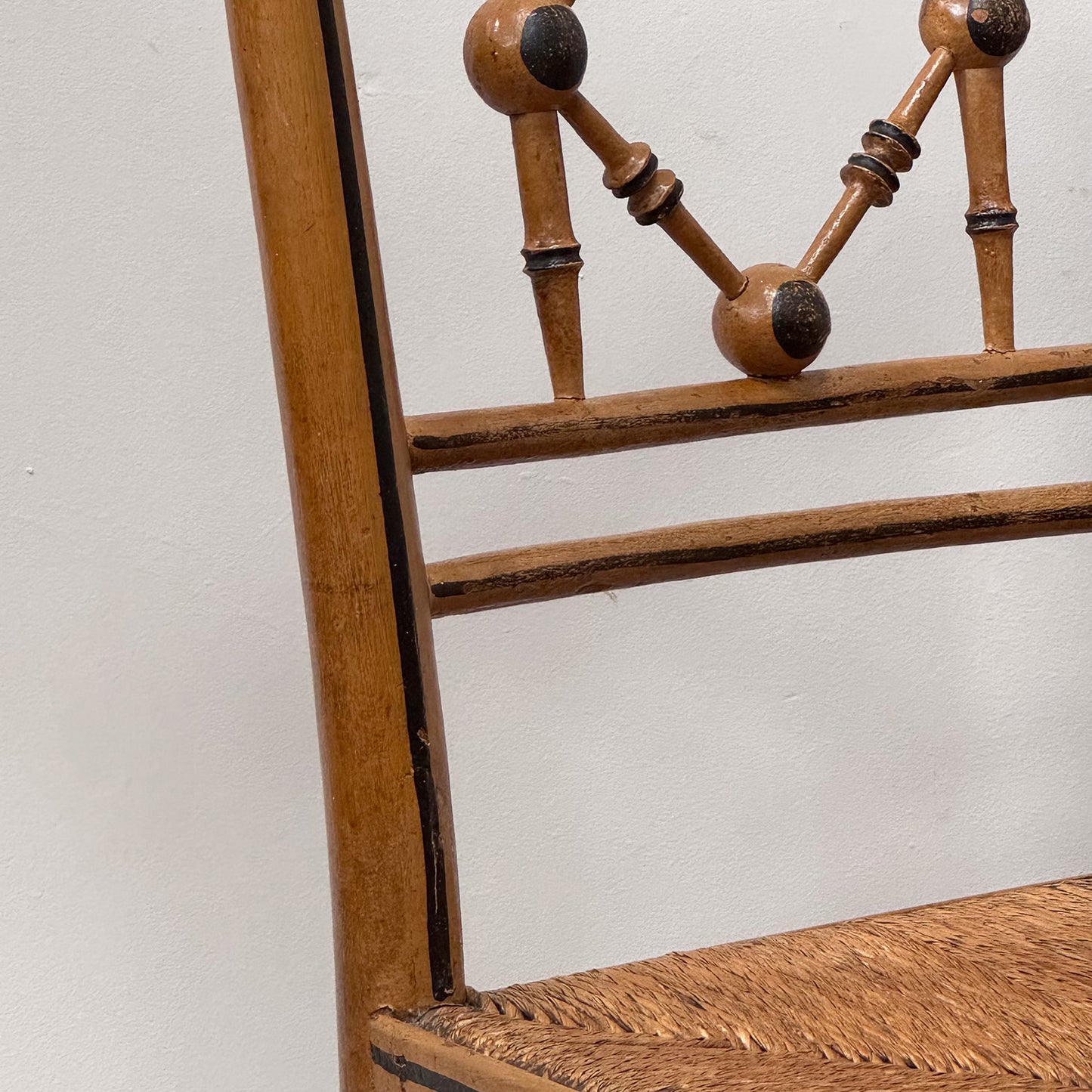 A Pair of Regency Painted Side Chairs