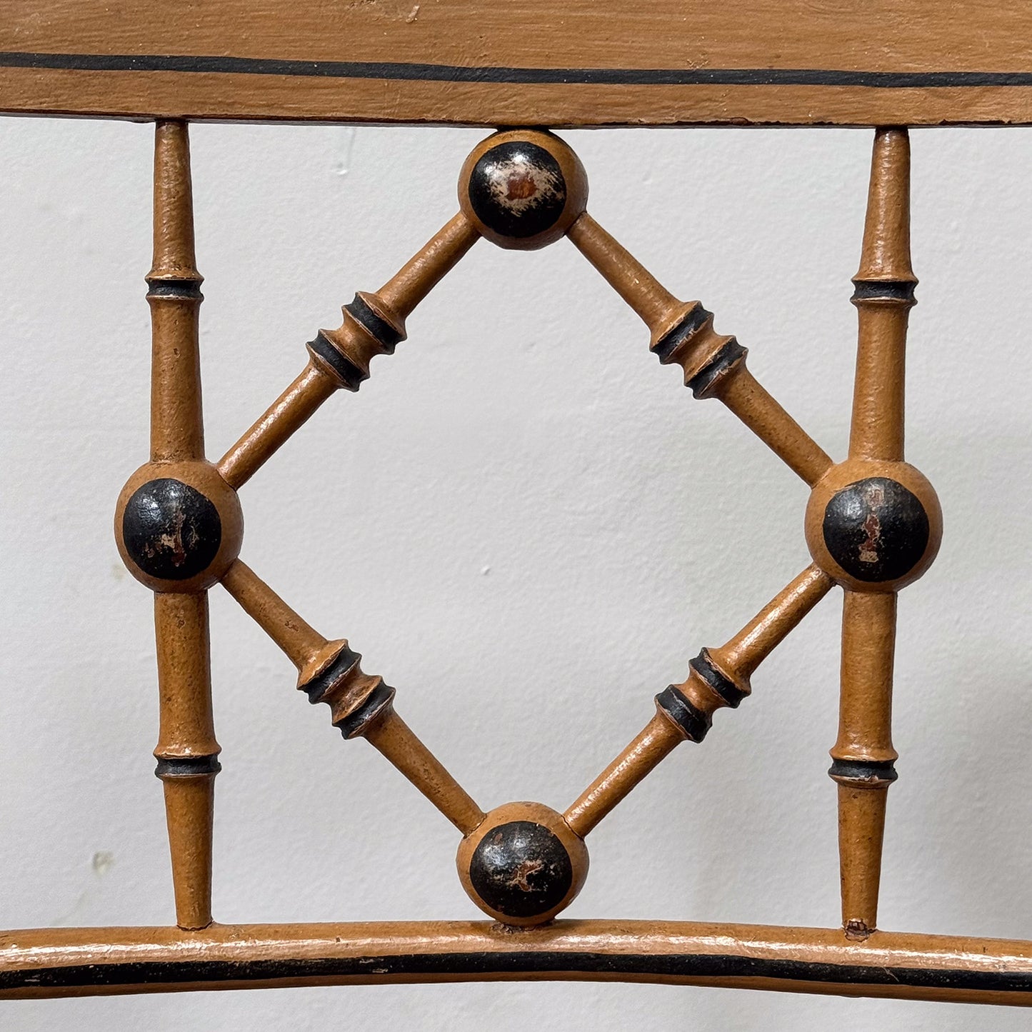 A Pair of Regency Painted Side Chairs