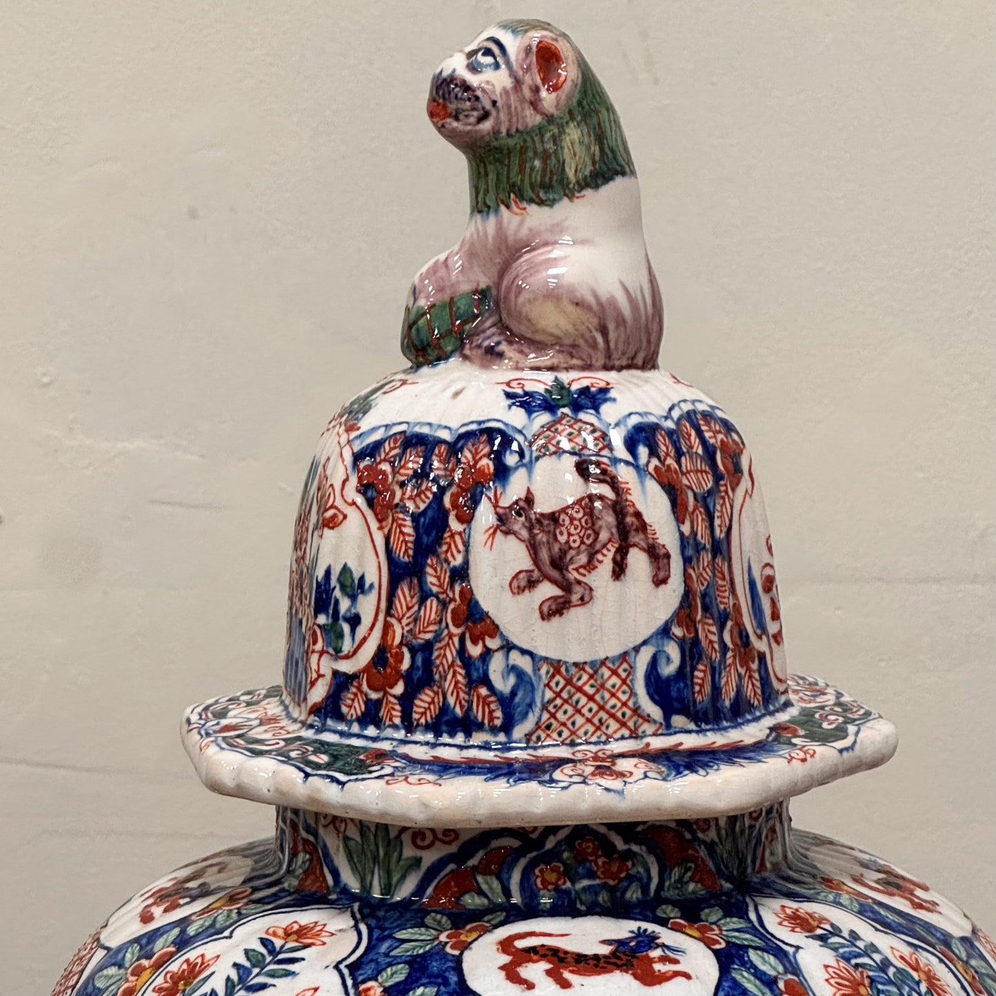 A Pair of Early 19th Century Faience Jars