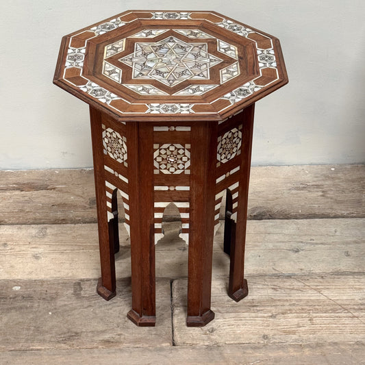 An Early 20th Century Syrian Inlaid Table