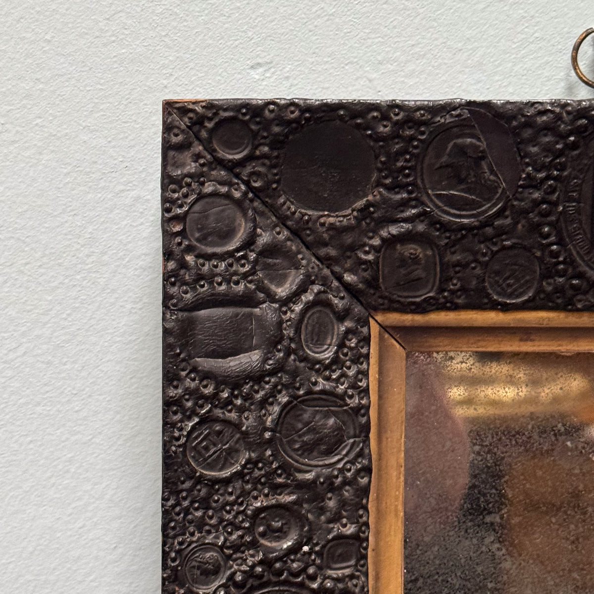 An Early 19th Century Wax Seal Mirror