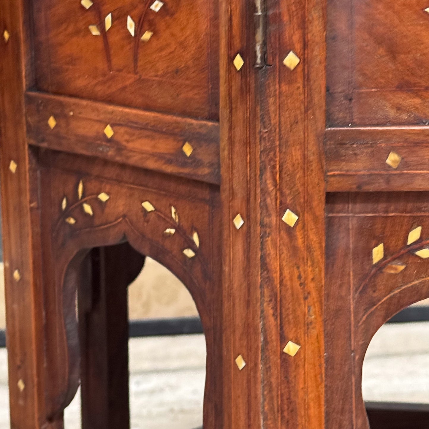 A Pair of 19th Century Hoshiarpur Inlaid Tables