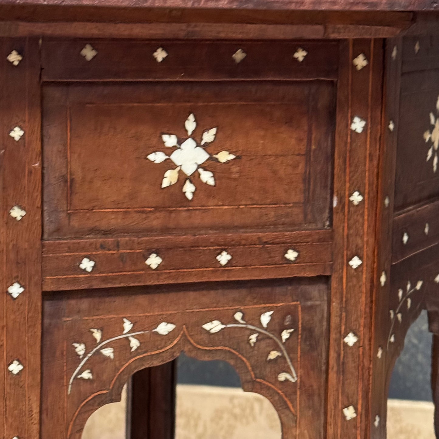 A Pair of 19th Century Hoshiarpur Inlaid Tables