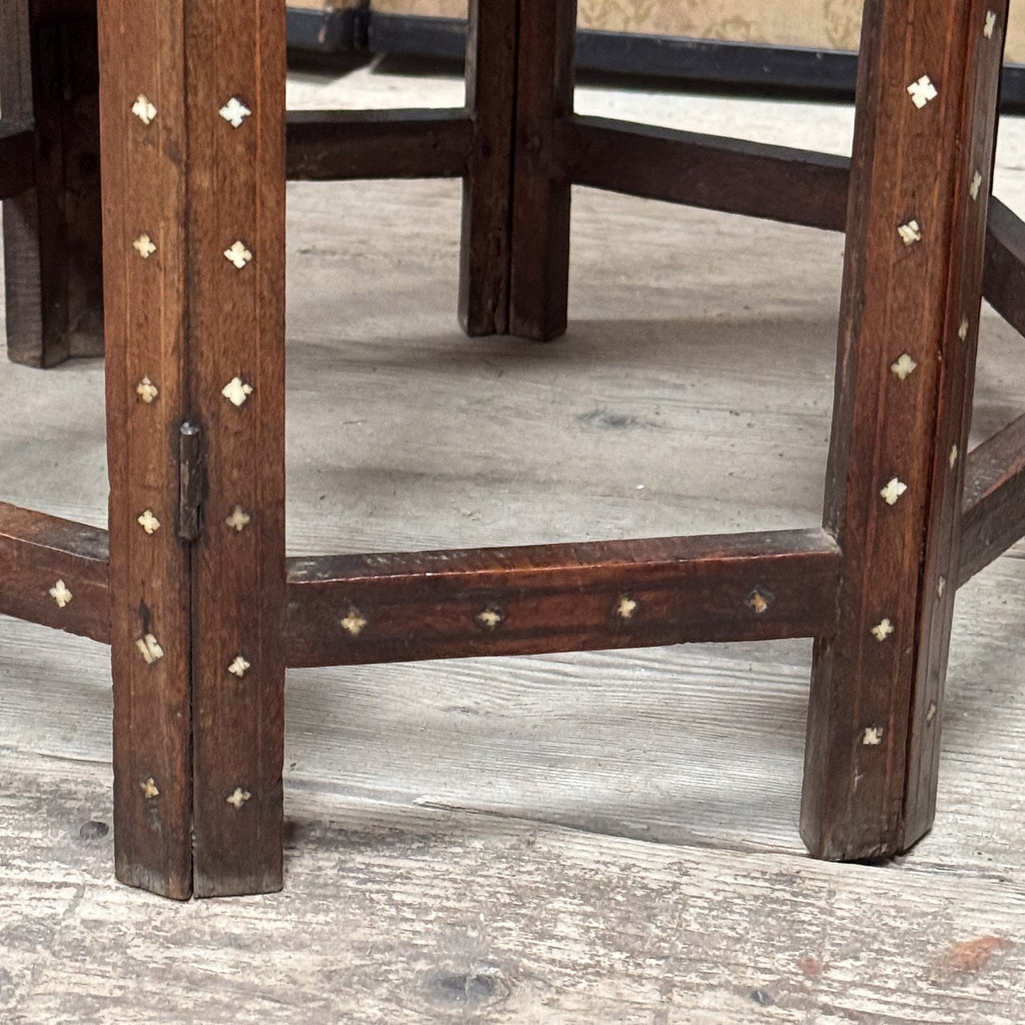 A Pair of 19th Century Hoshiarpur Inlaid Tables