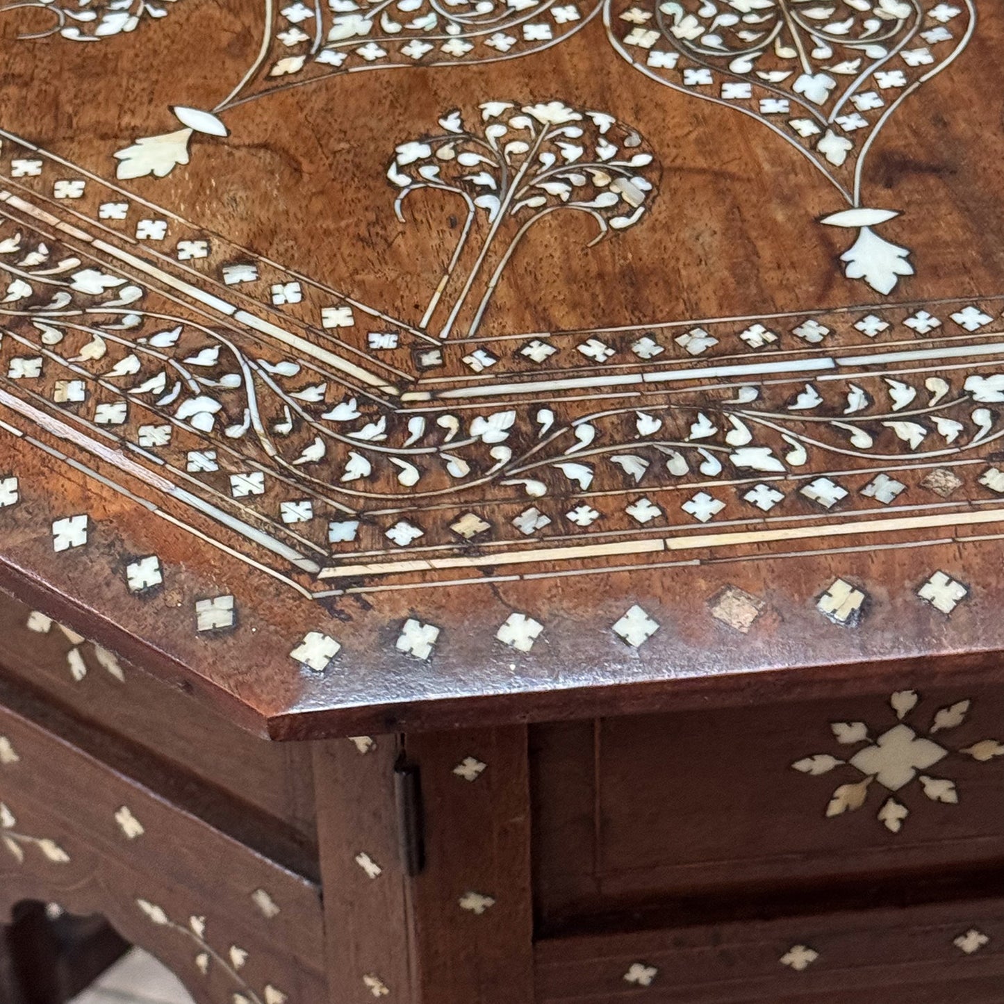 A Pair of 19th Century Hoshiarpur Inlaid Tables