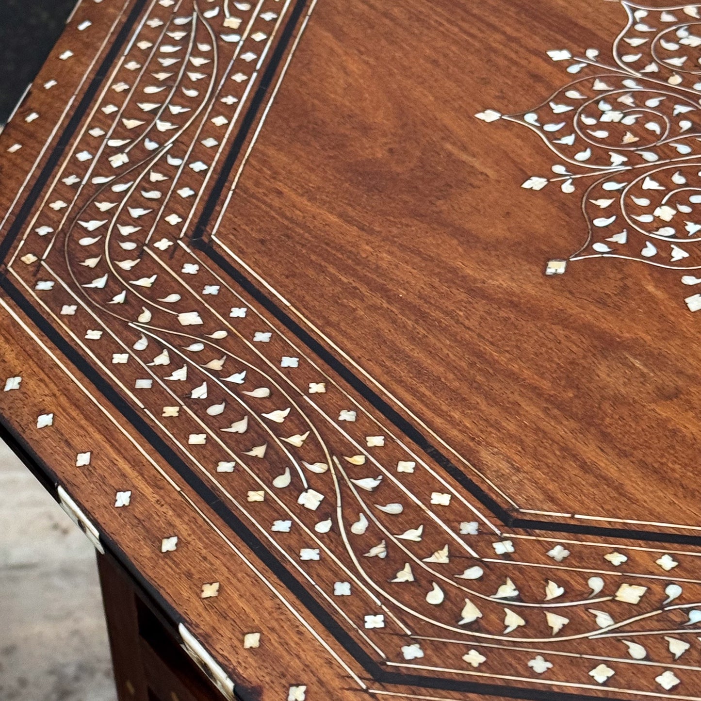 A Pair of 19th Century Hoshiarpur Inlaid Tables