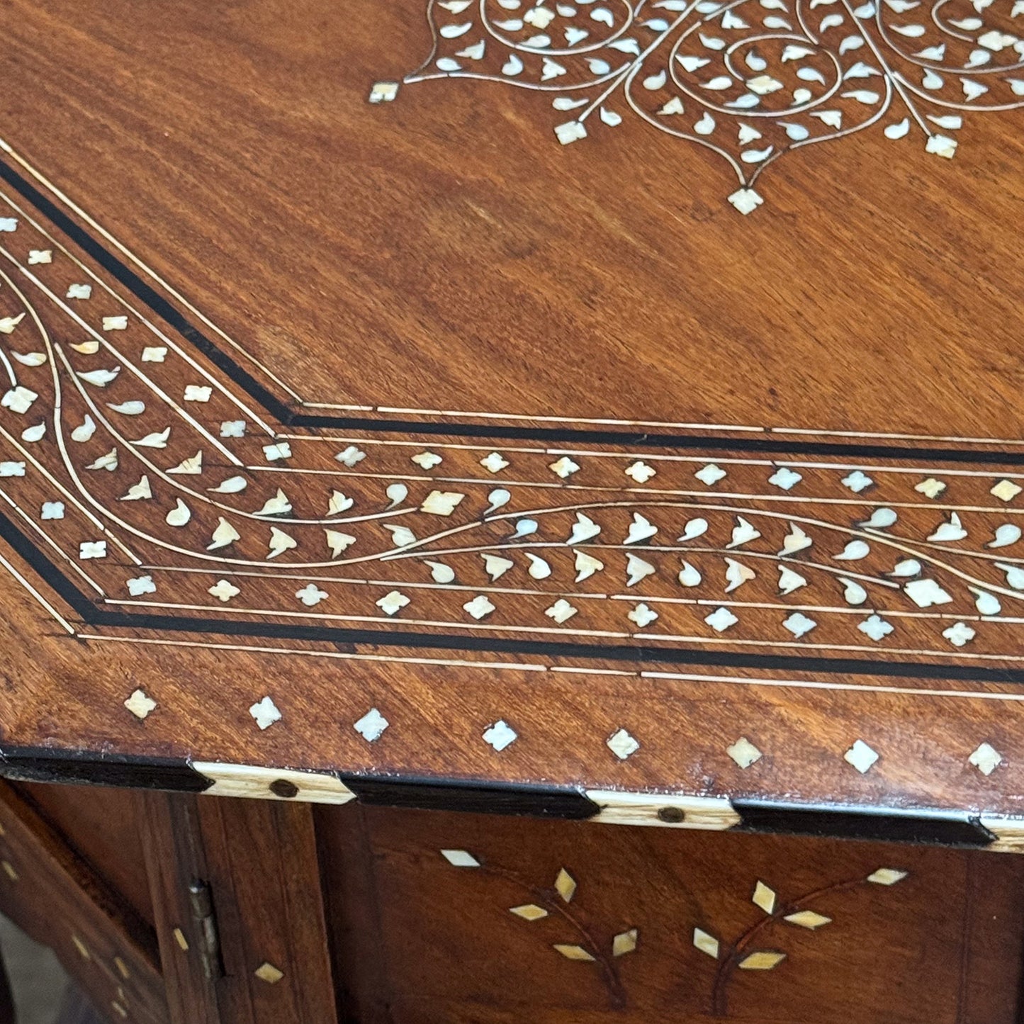 A Pair of 19th Century Hoshiarpur Inlaid Tables