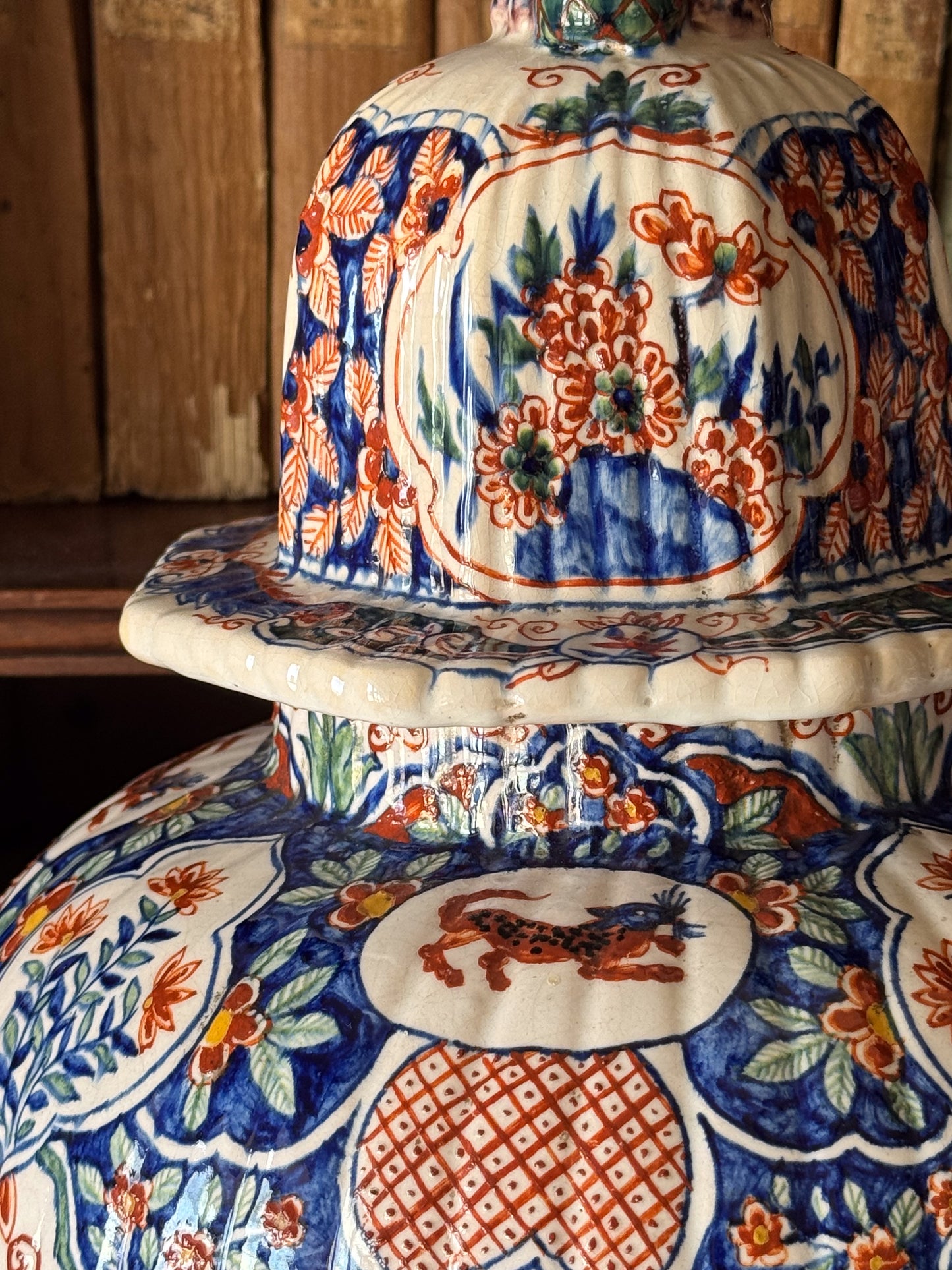 A Pair of Early 19th Century Faience Jars