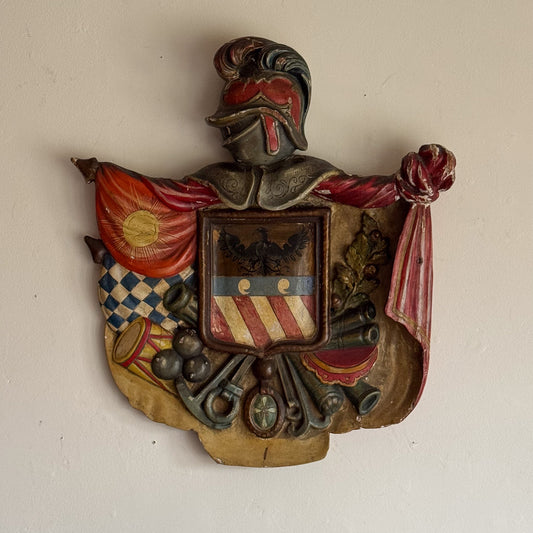 A Late 19th Century Continental Armorial Panel