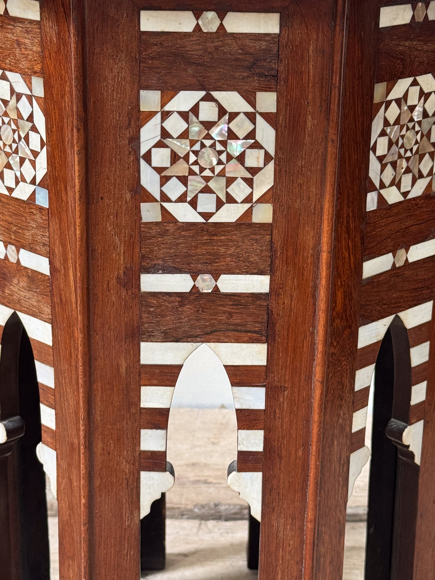 An Early 20th Century Syrian Inlaid Table