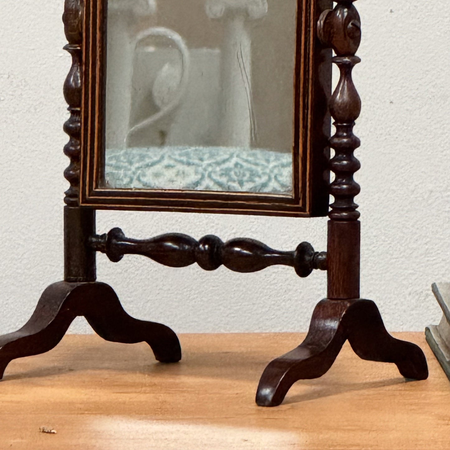 An Early 19th Century Miniature Cheval Mirror