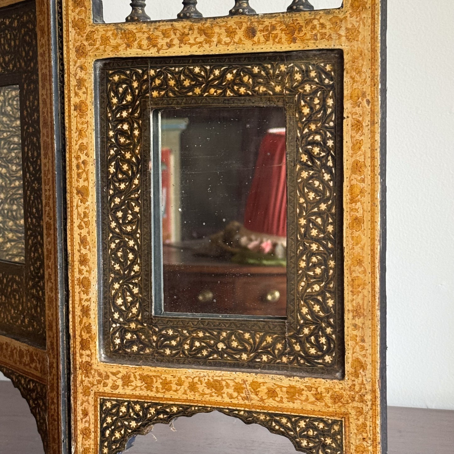 A Late 19th Century Kashmiri Folding Mirror