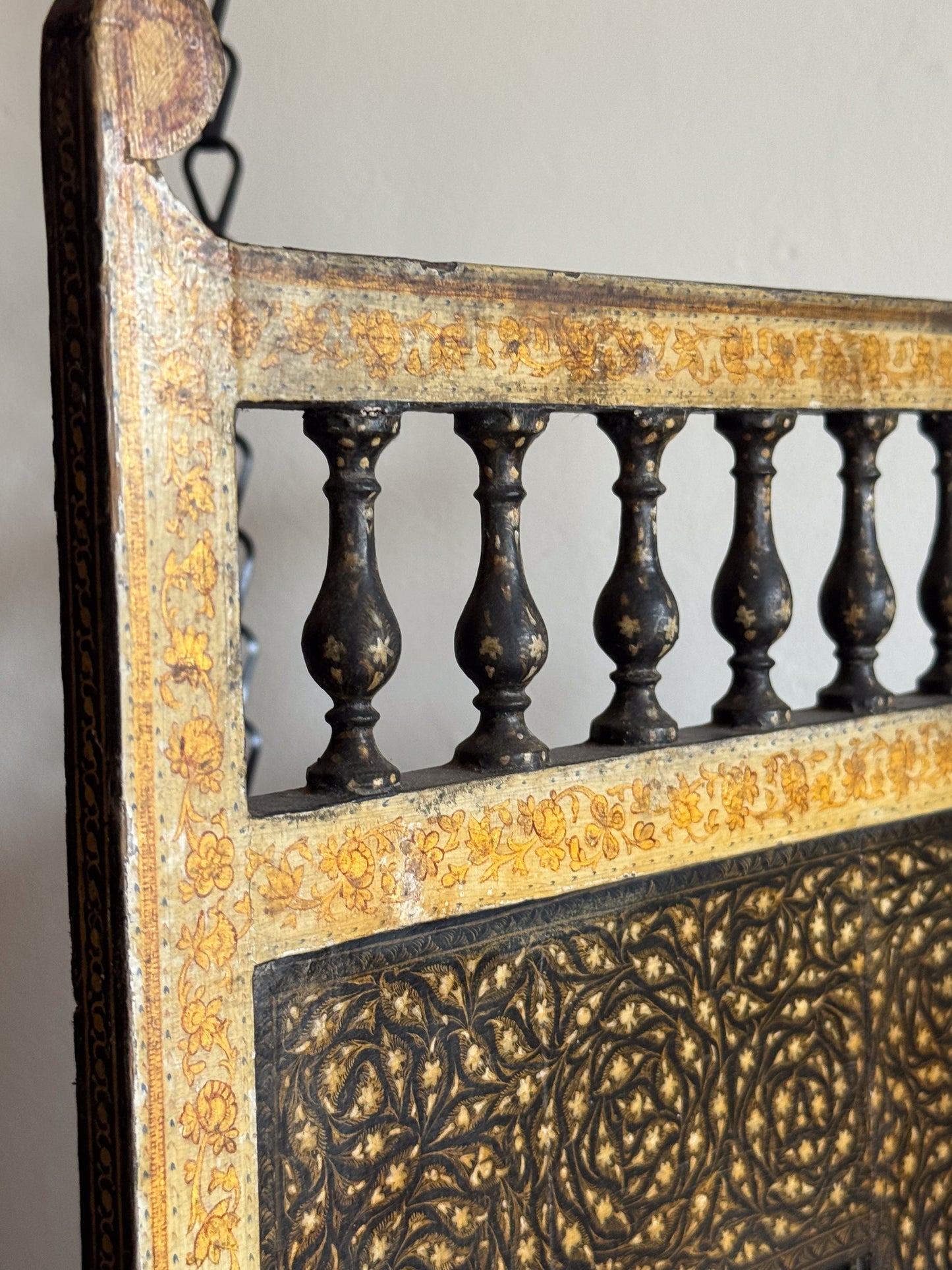 A Late 19th Century Kashmiri Folding Mirror