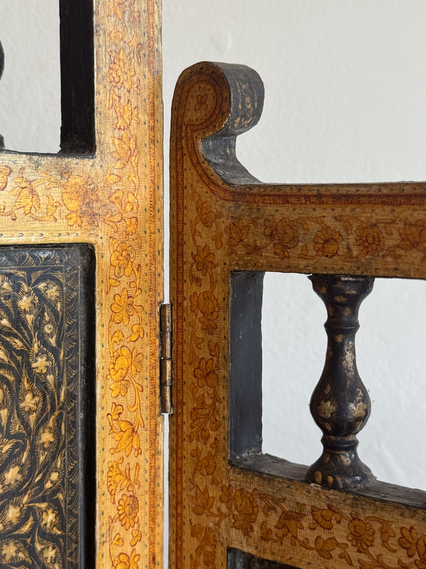 A Late 19th Century Kashmiri Folding Mirror