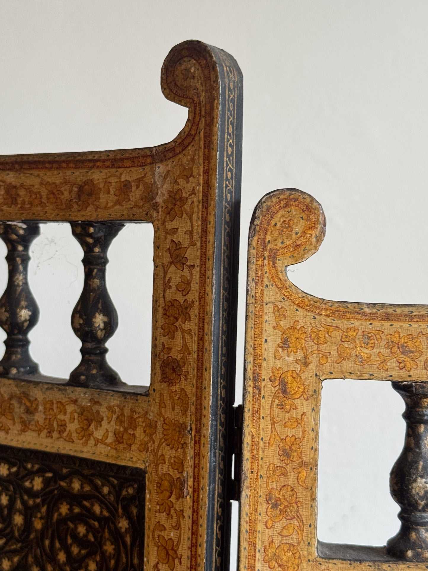 A Late 19th Century Kashmiri Folding Mirror