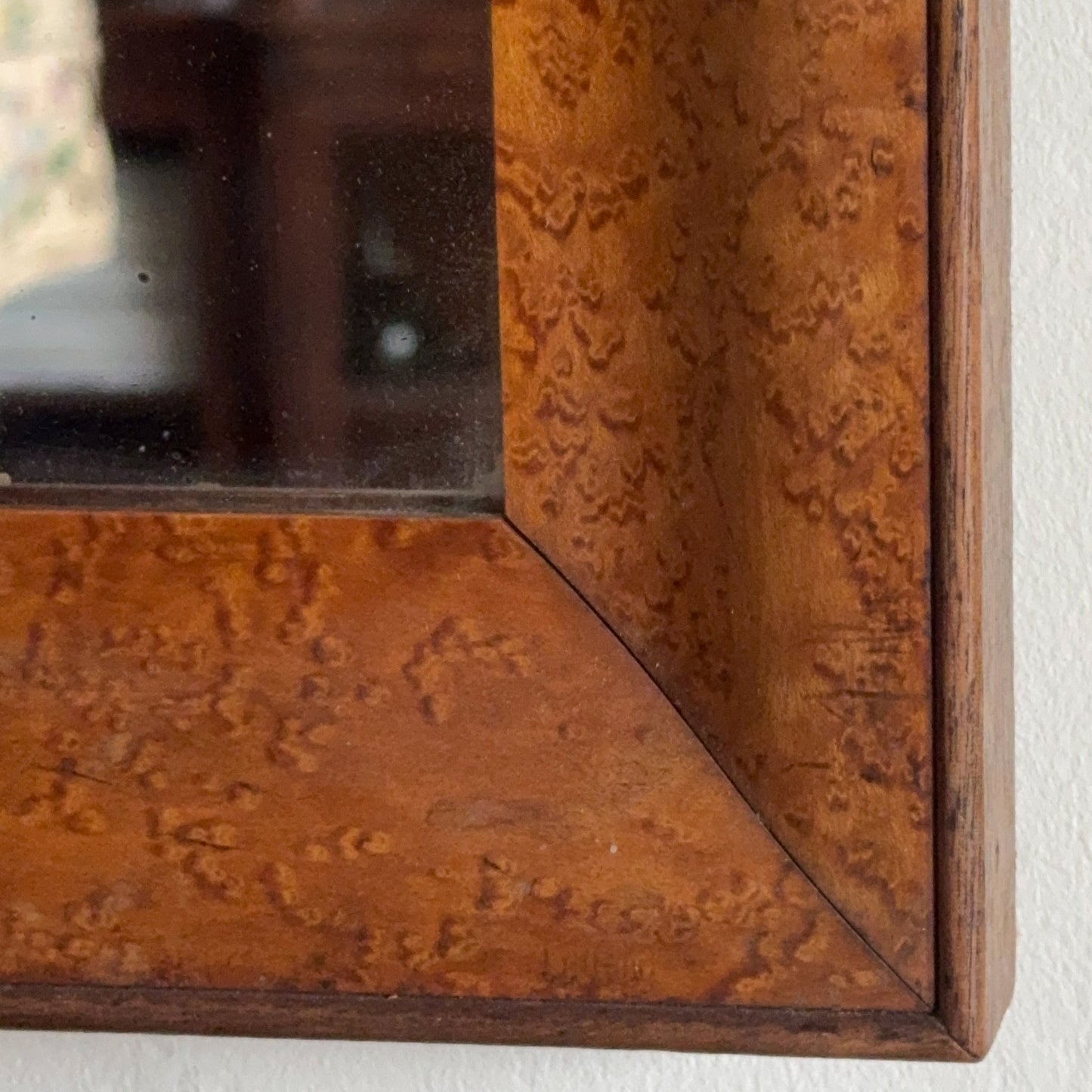 A Mid 19th Century Birds Eye Maple Mirror