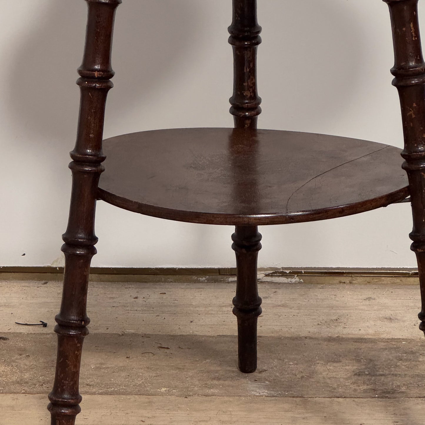 A 19th Century Elm Tiered Table