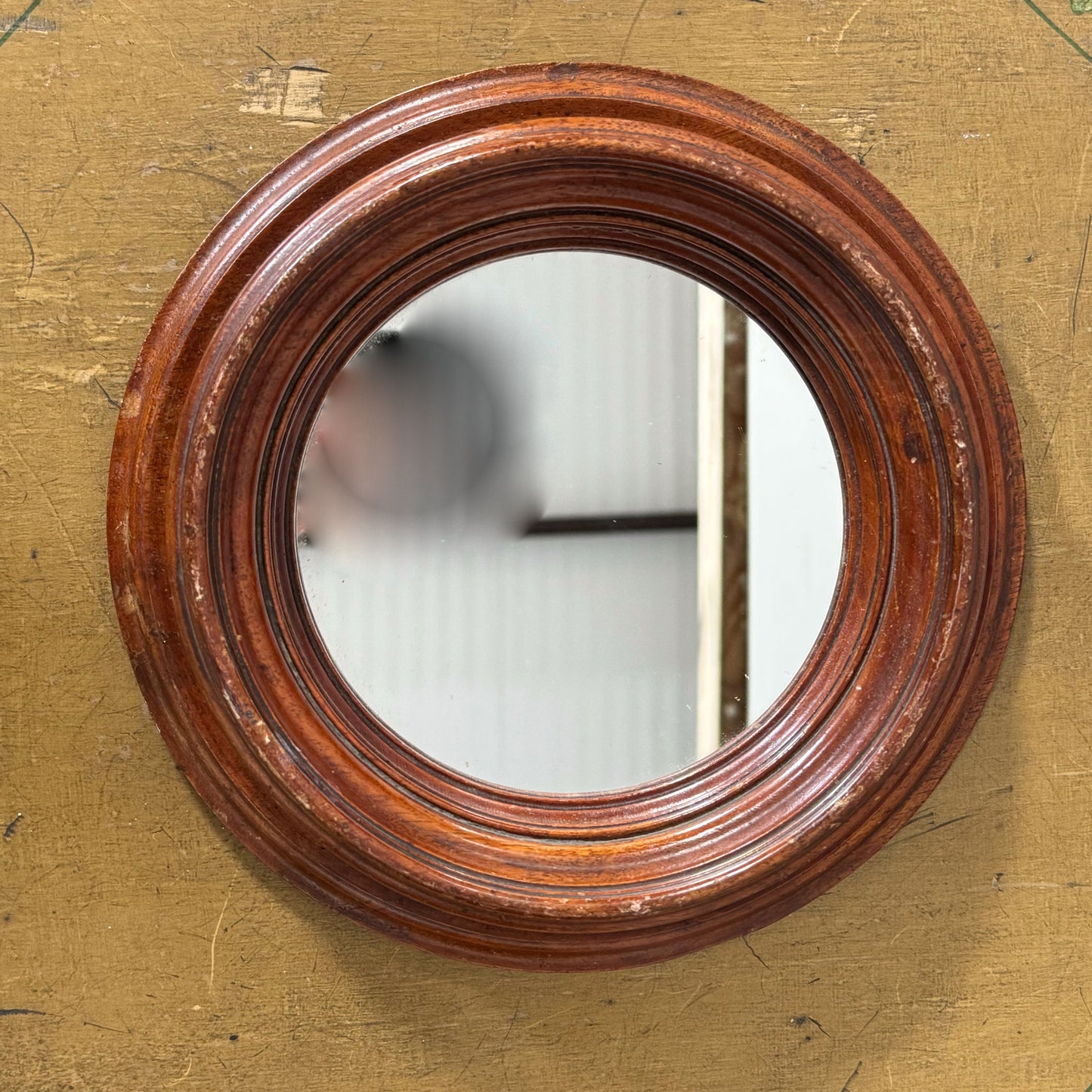 A Mid 19th Century Porthole Framed Mirror