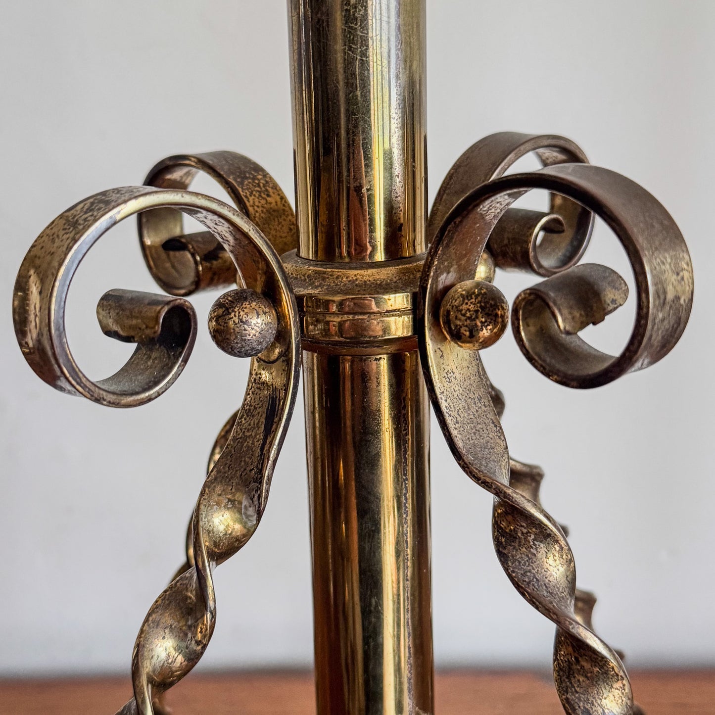 An Early 20th Century Brass Lamp