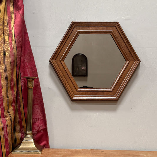 A Late 19th Century Hexagonal Mirror