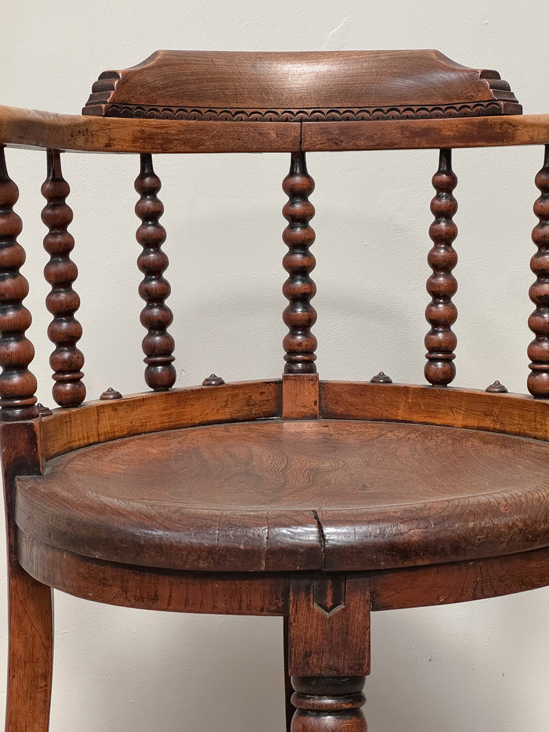 A Set of Four 19th Century Bow Back Bobbin Chairs