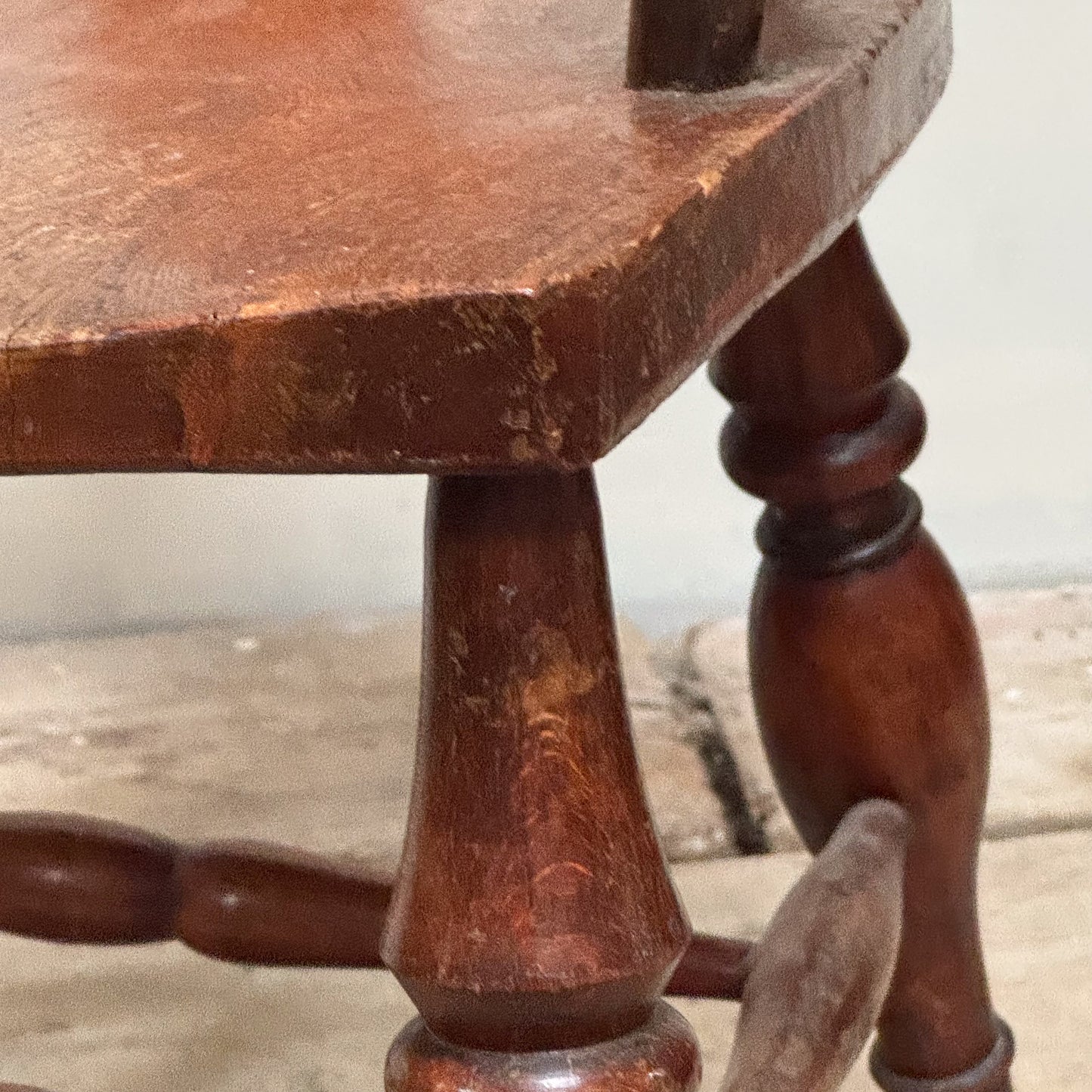 A 19th Century Birch Smokers Bow Chair