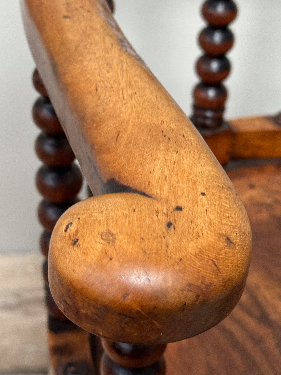 A Set of Four 19th Century Bow Back Bobbin Chairs