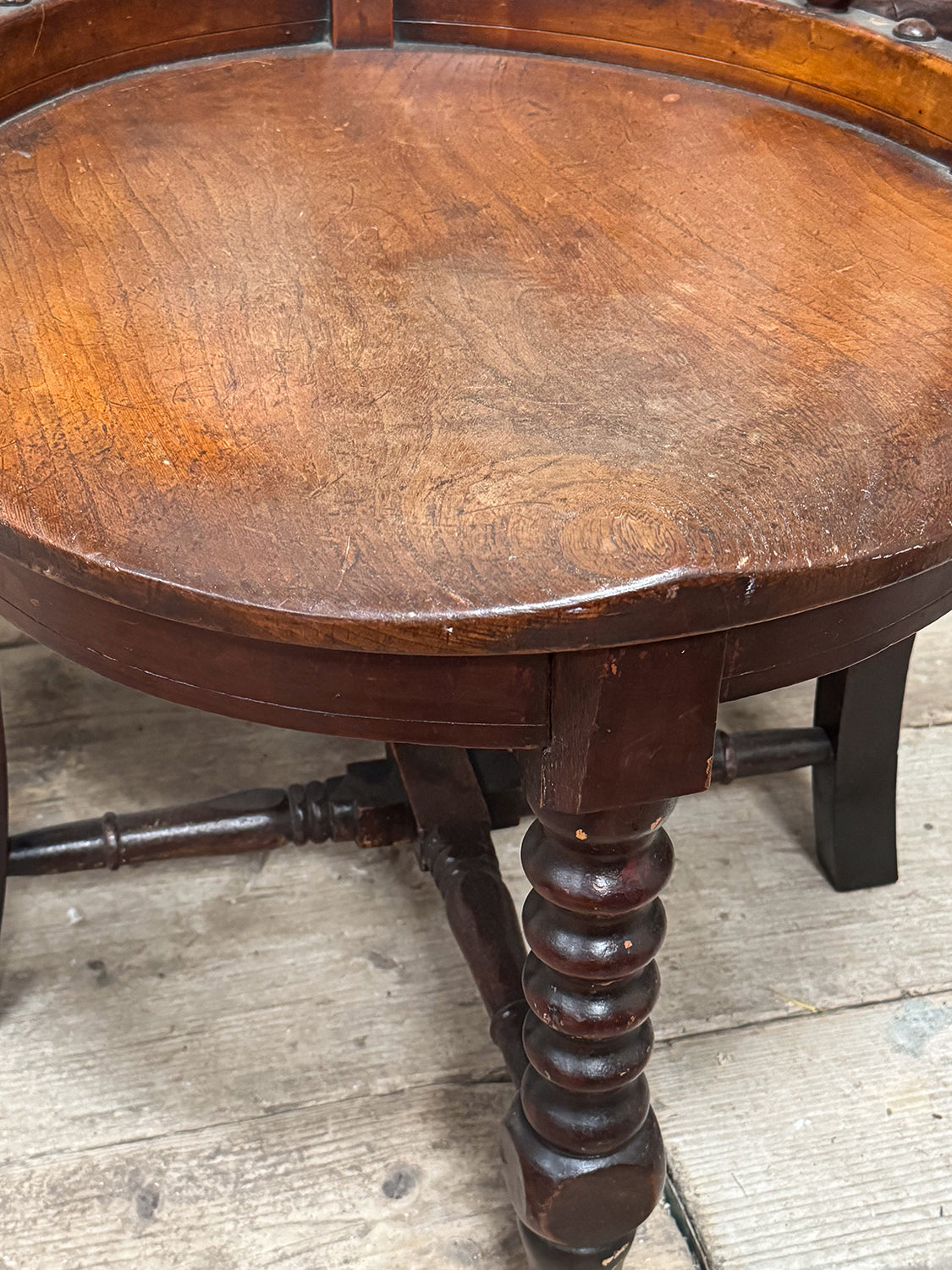 A Set of Four 19th Century Bow Back Bobbin Chairs