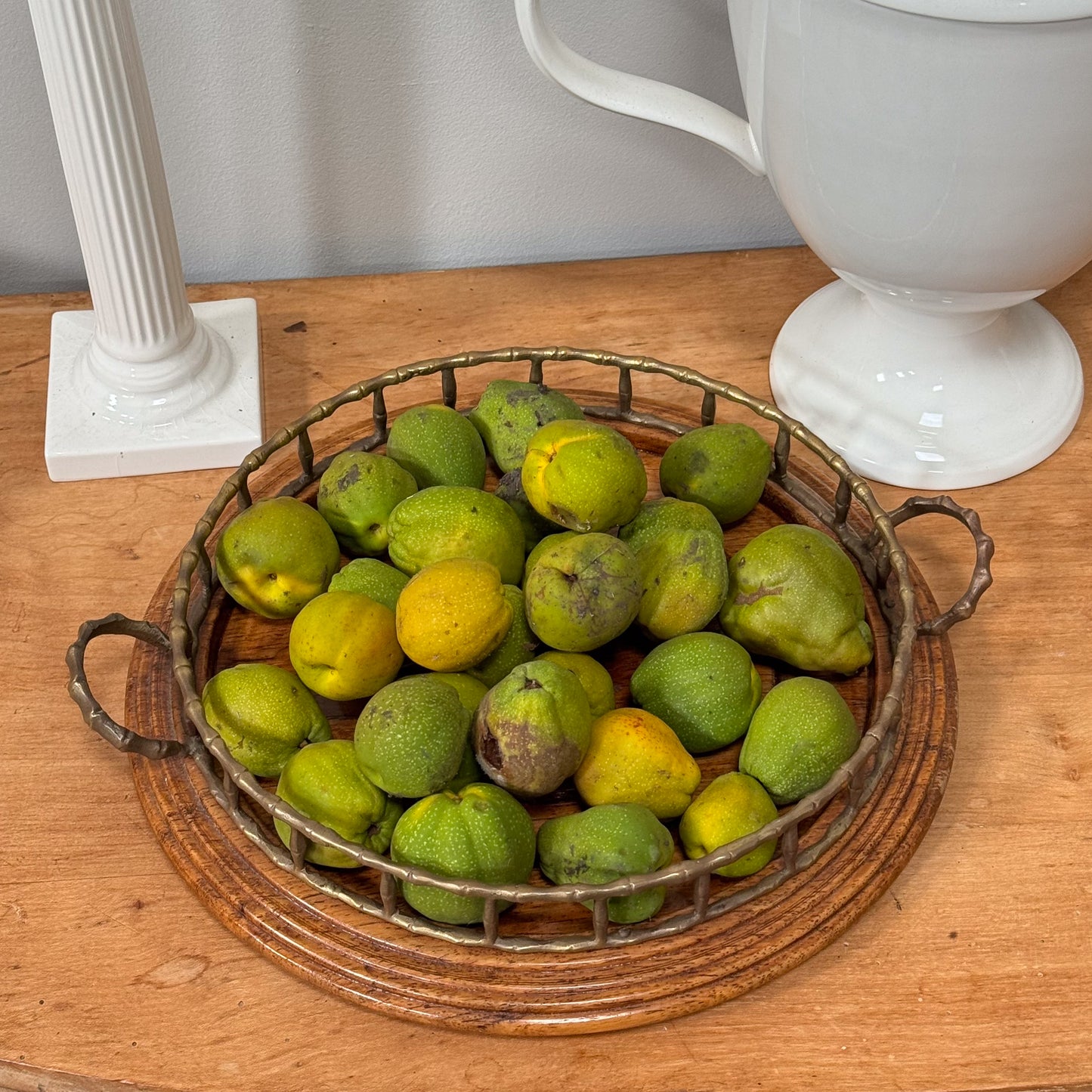 A Mid Century Oak Tray