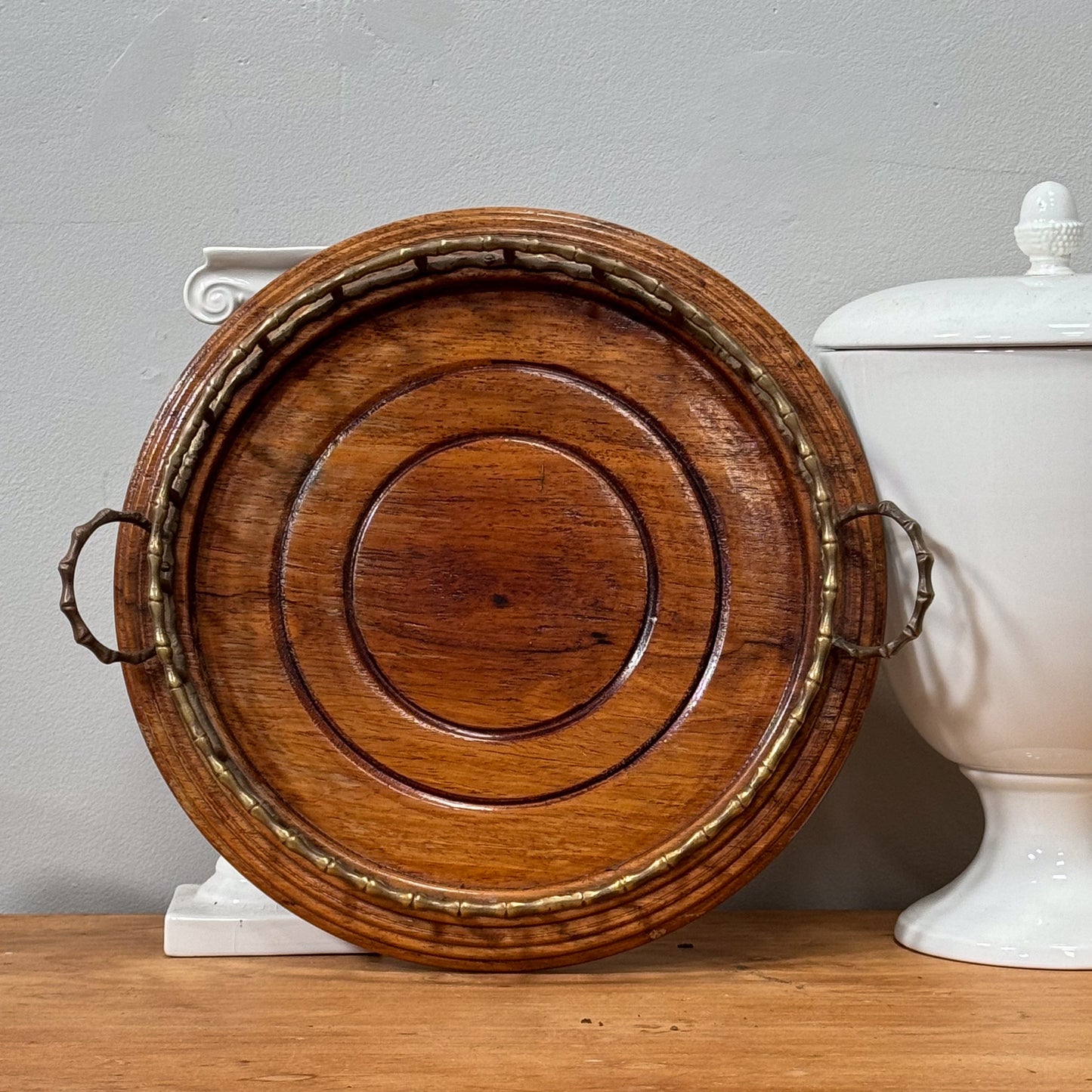 A Mid Century Oak Tray