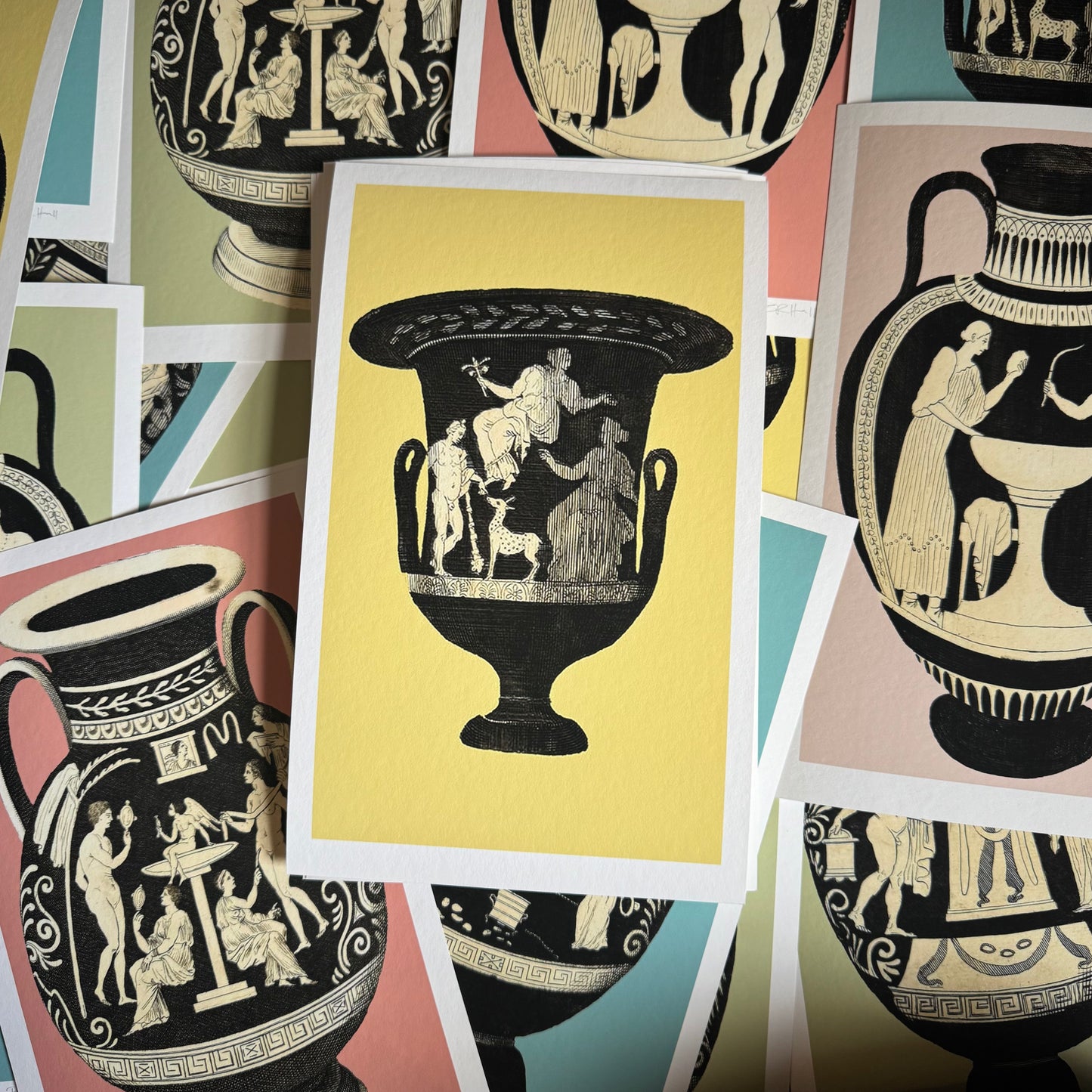Greek Urn Print - Lemon I