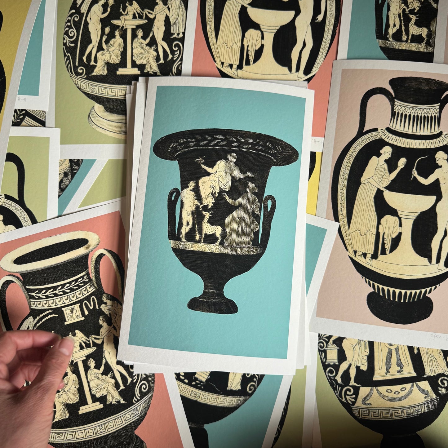 Greek Urn Print - Opal I