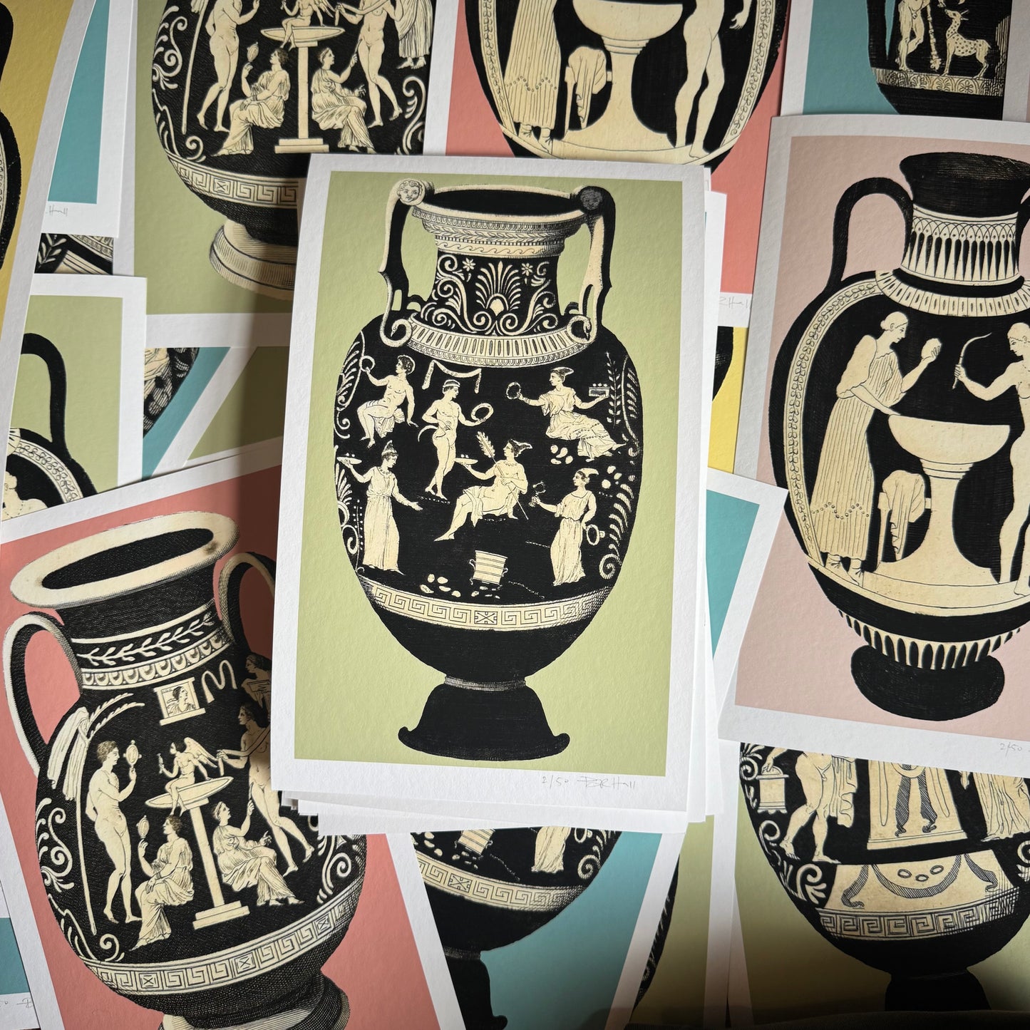 Greek Urn Print - Nectar III
