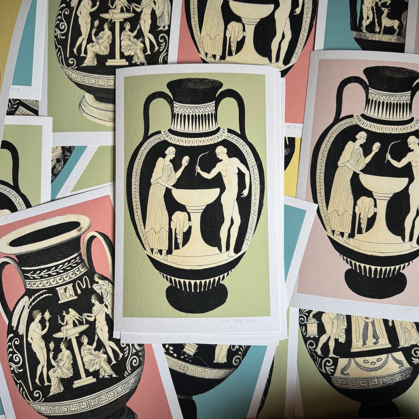 Greek Urn Print - Nectar V