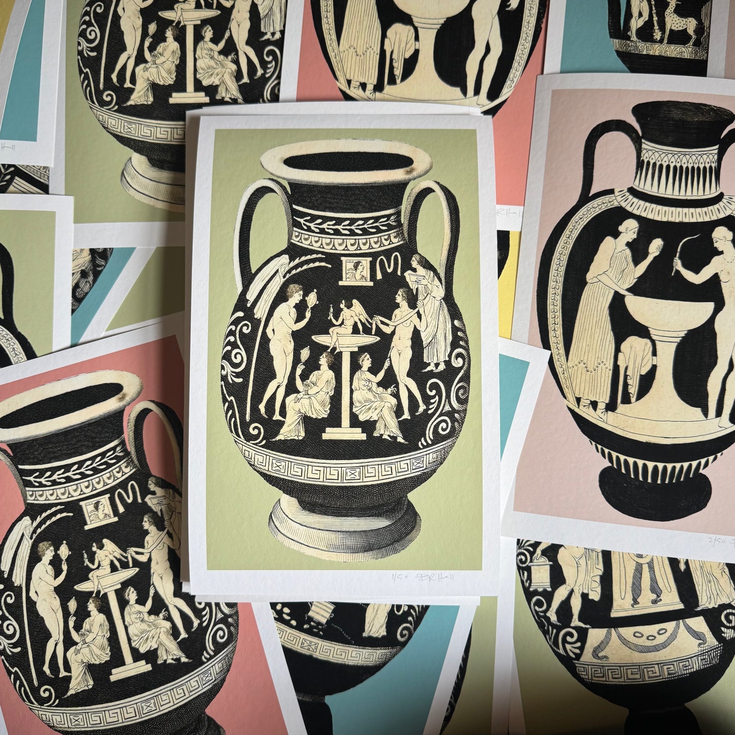 Greek Urn Print - Nectar II