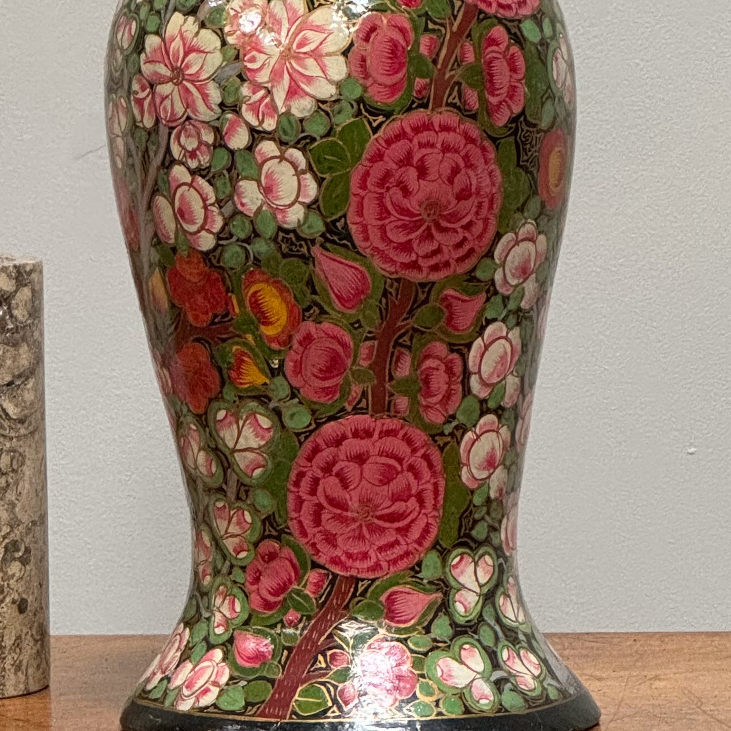 An Early 20th Century Kashmiri Baluster Lamp