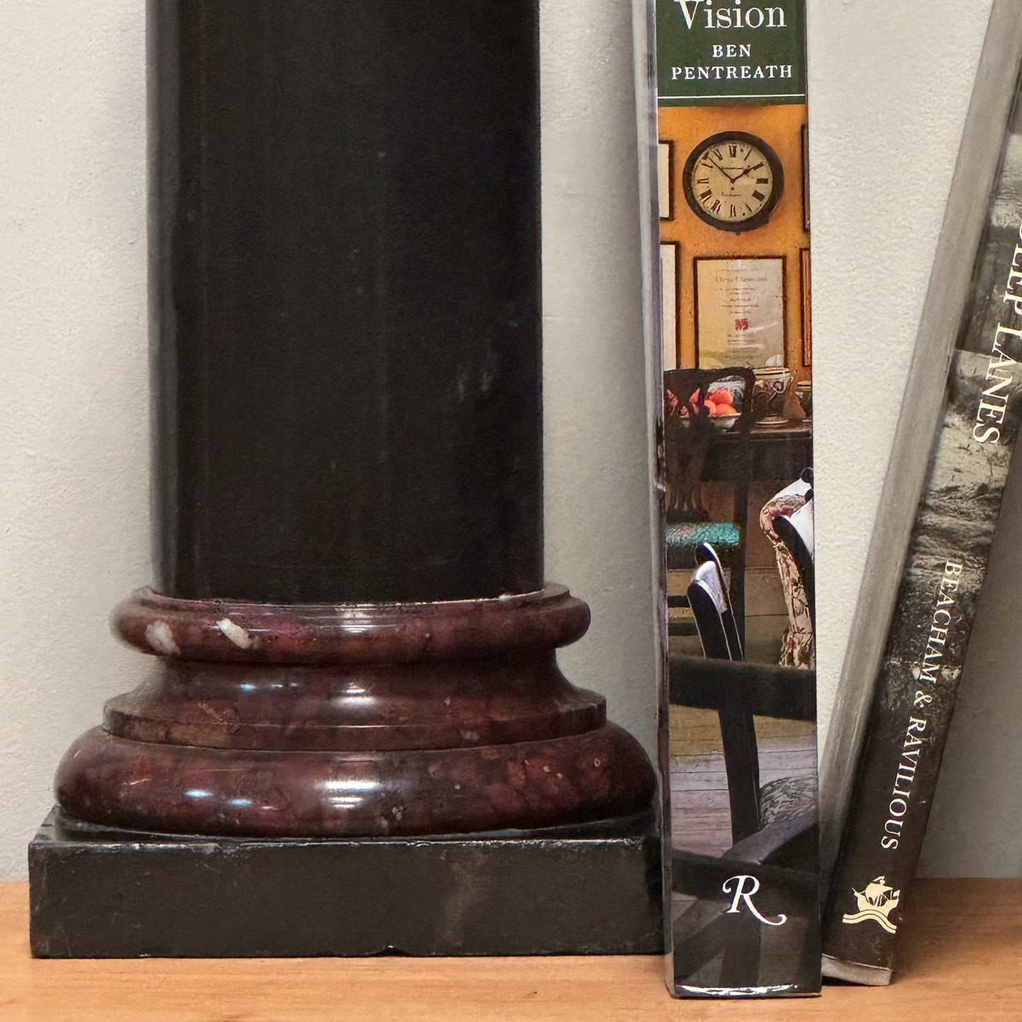 A Pair of Early 19th Century Italian Marble Library Columns